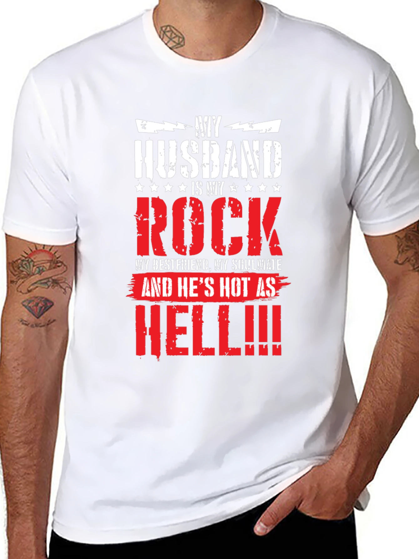 My Husband is My Rock T-Shirt