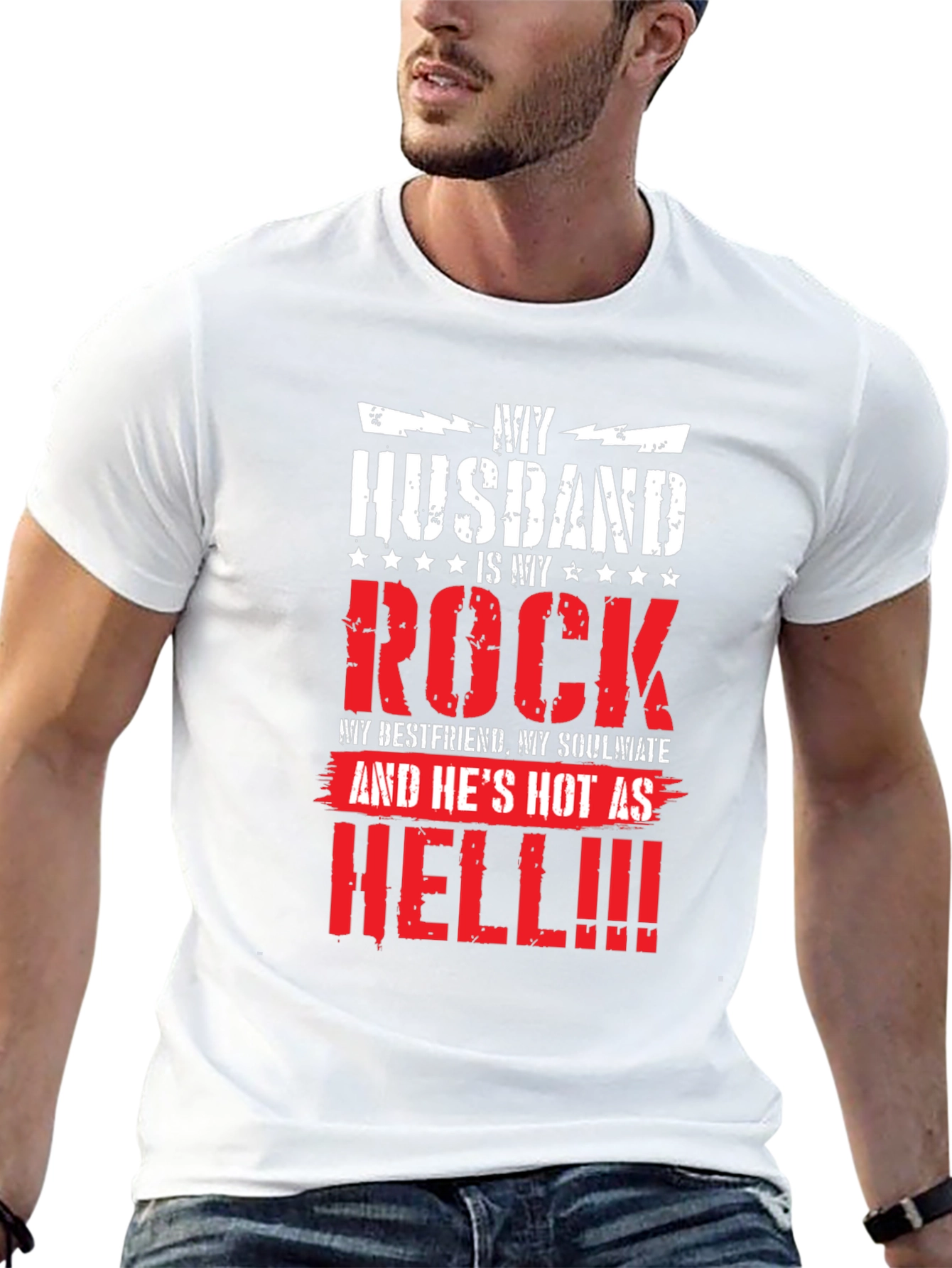 My Husband is My Rock T-Shirt