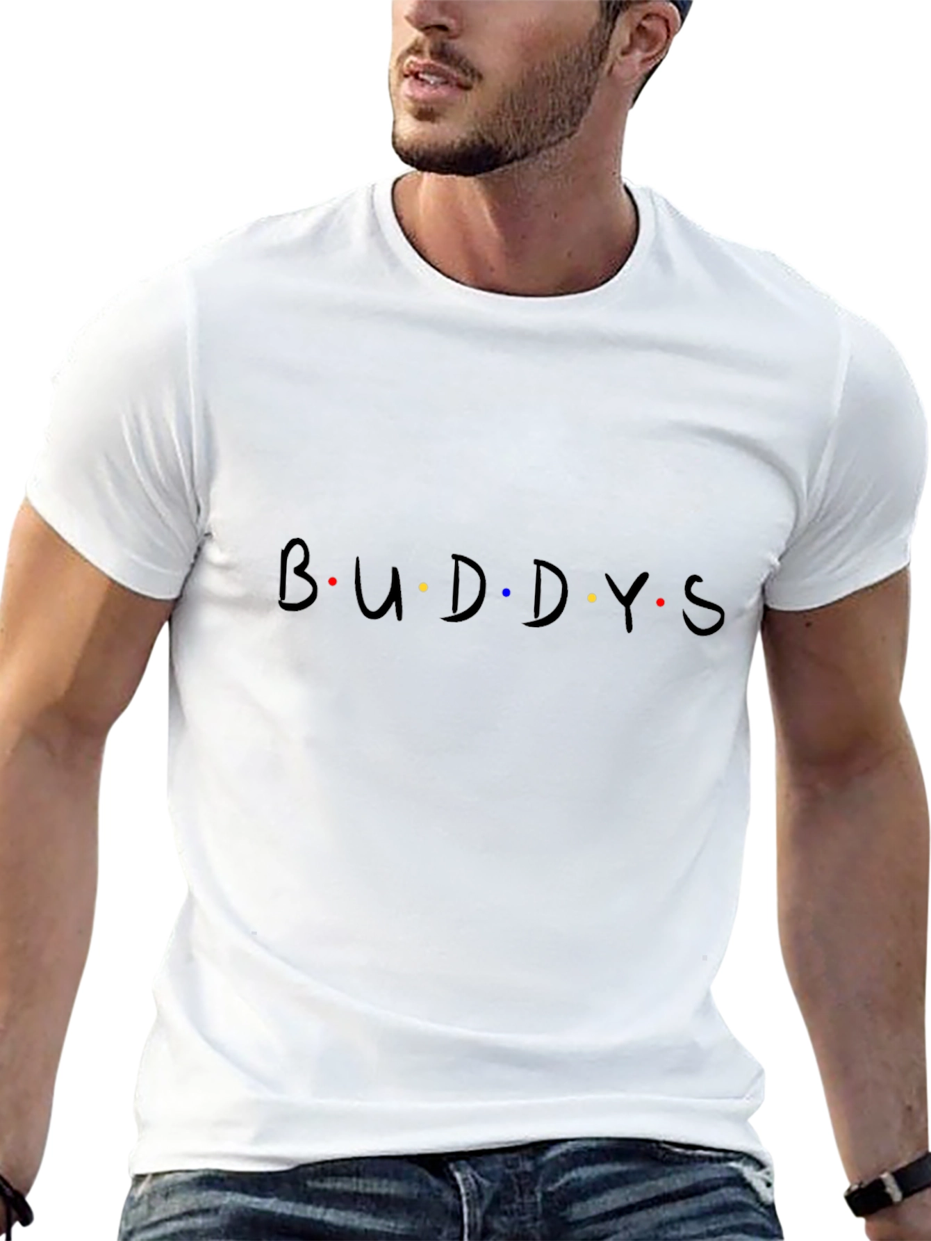 Buddys Friends Inspired Black T-Shirt