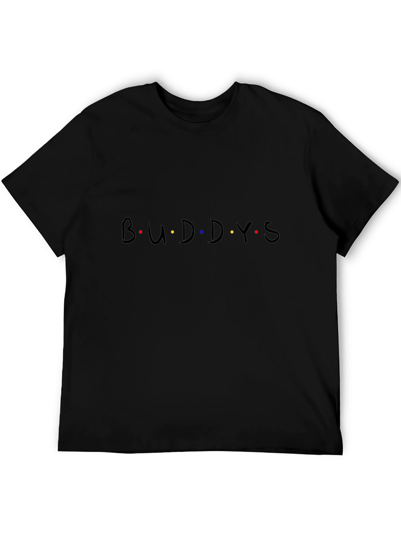 Buddys Friends Inspired Black T-Shirt