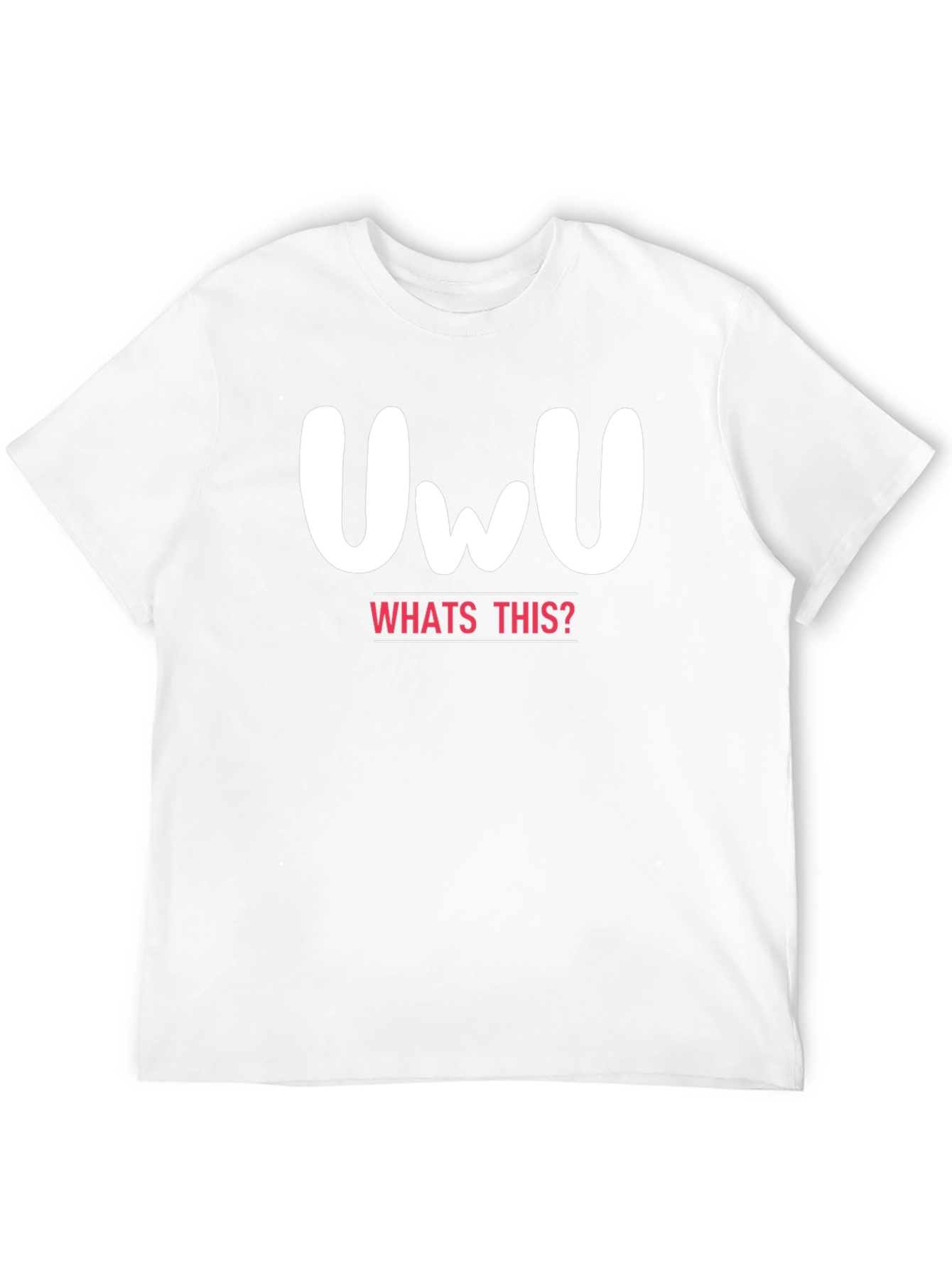 UwU Whats This? Black Graphic Tee