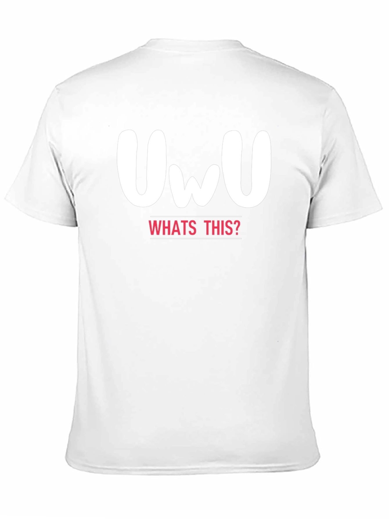 UwU Whats This? Black Graphic Tee
