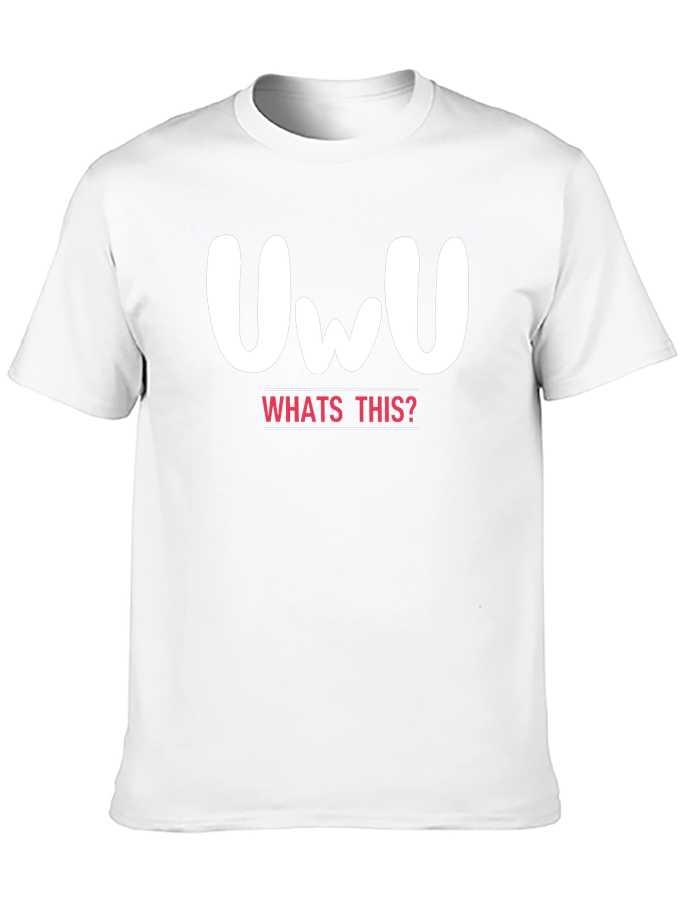 UwU Whats This? Black Graphic Tee