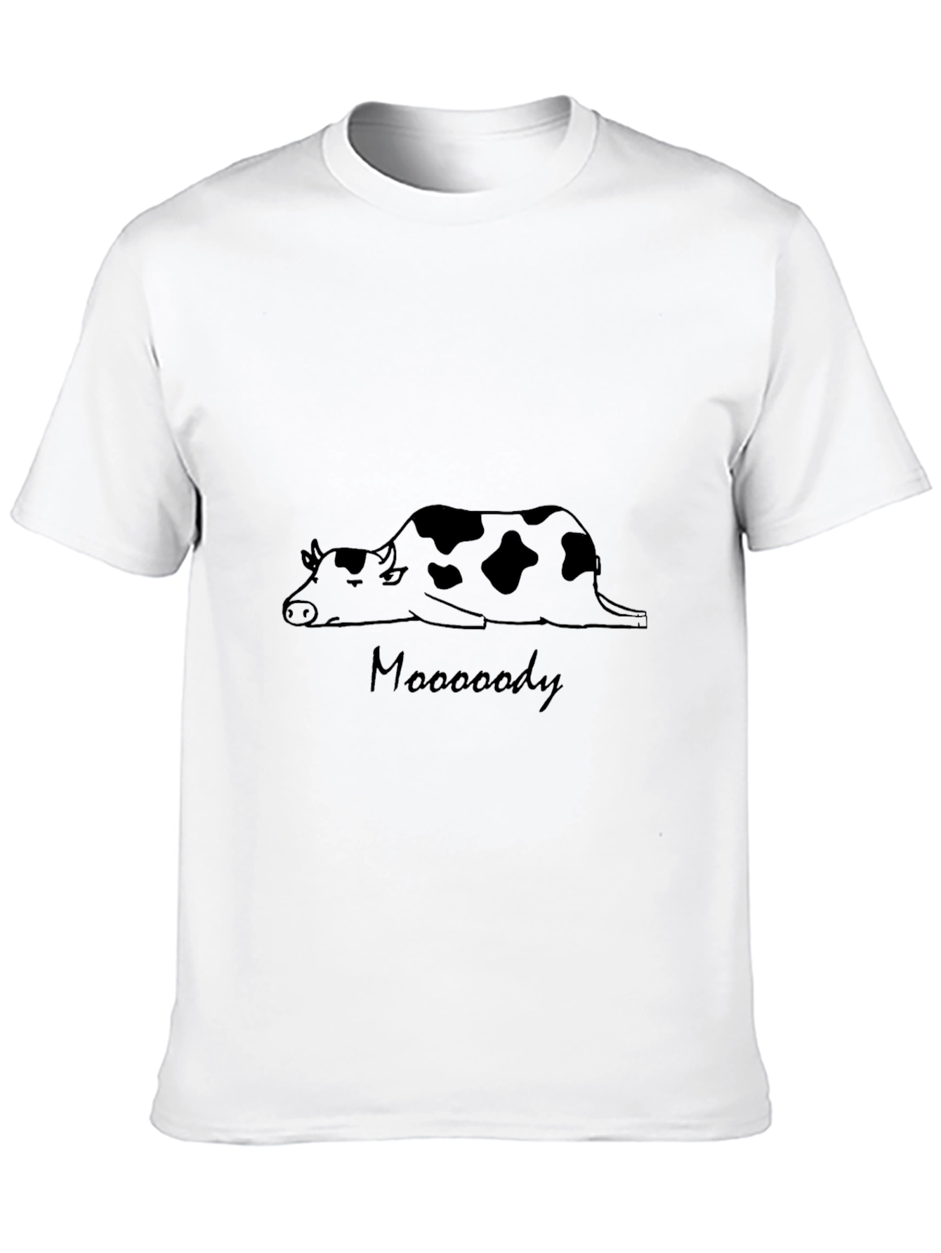 Mooooody Cow Graphic Tee - Relaxed Comfort