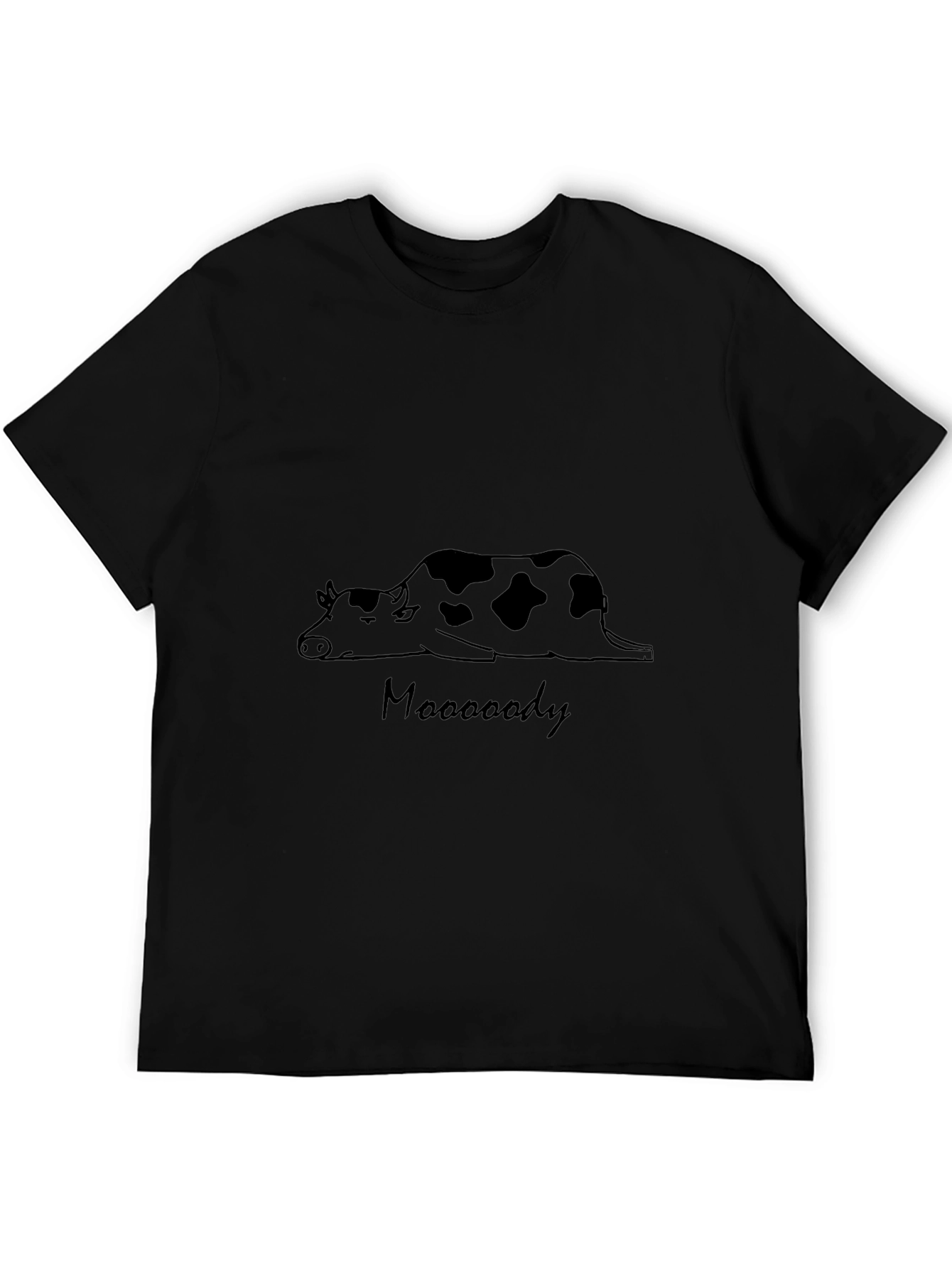 Mooooody Cow Graphic Tee - Relaxed Comfort