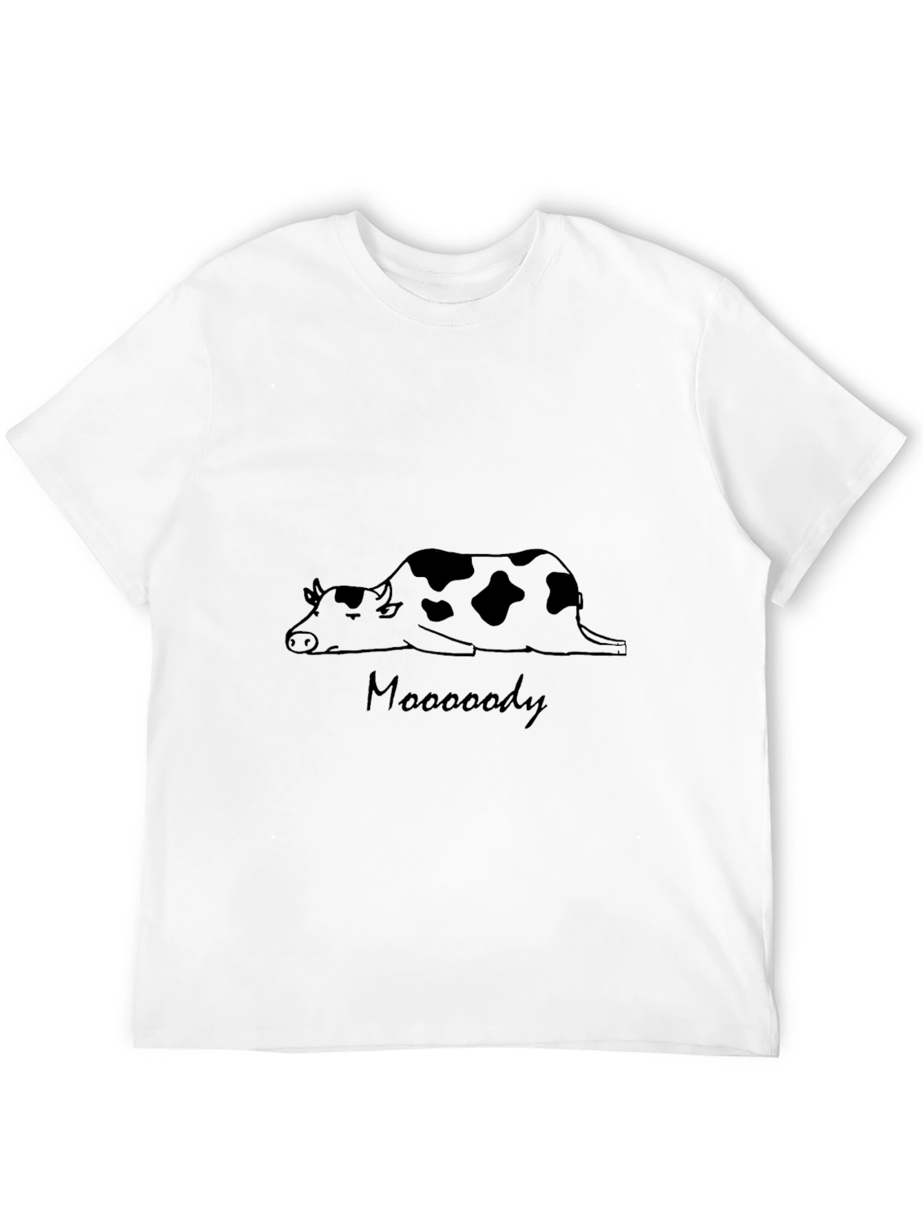 Mooooody Cow Graphic Tee - Relaxed Comfort