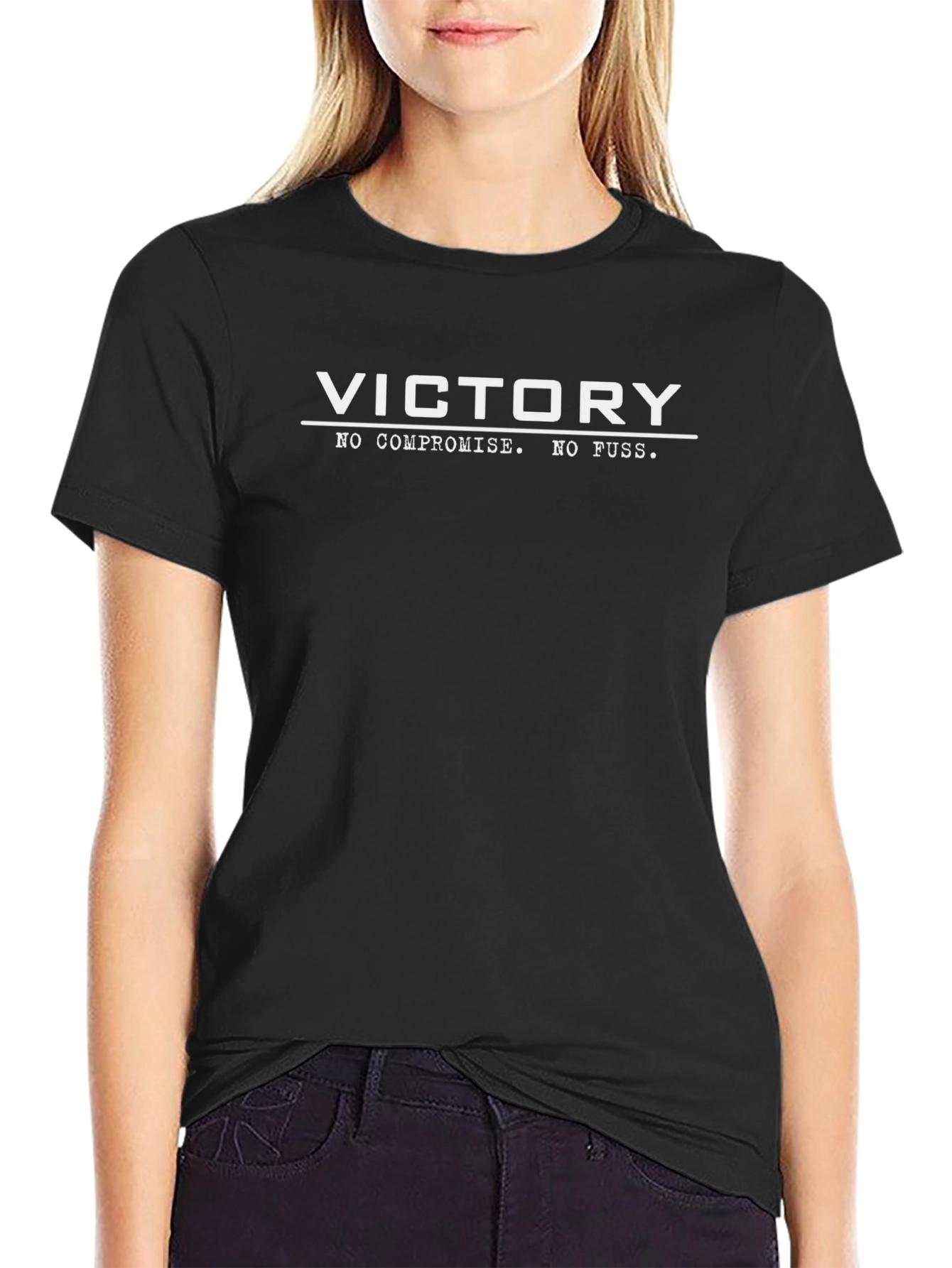 Victory T-Shirt: No Compromise. No Fuss.