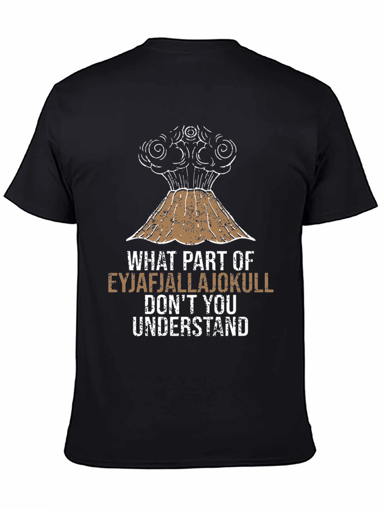 Eyjafjallajokull Volcano Humor Graphic Tee