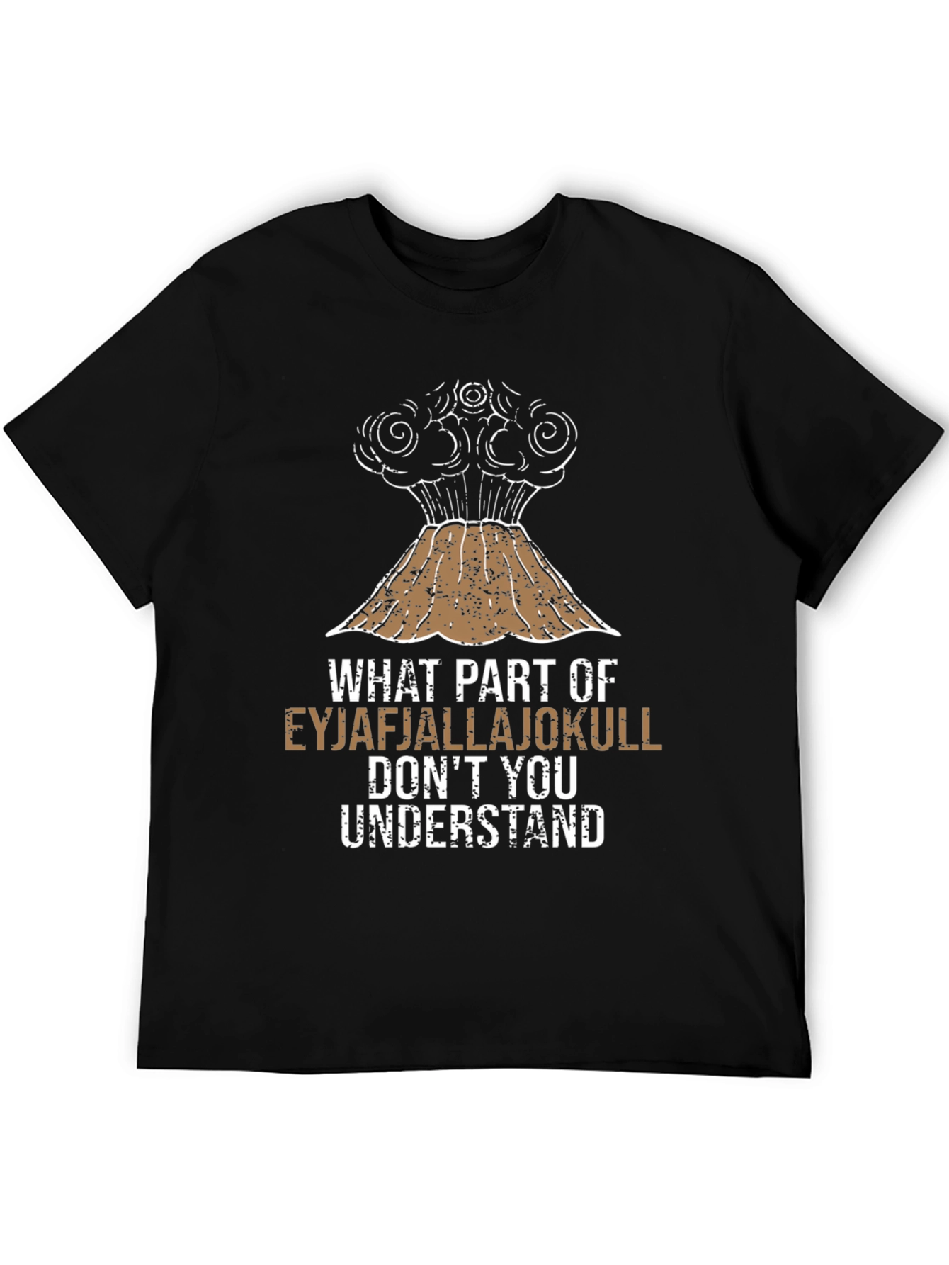 Eyjafjallajokull Volcano Humor Graphic Tee
