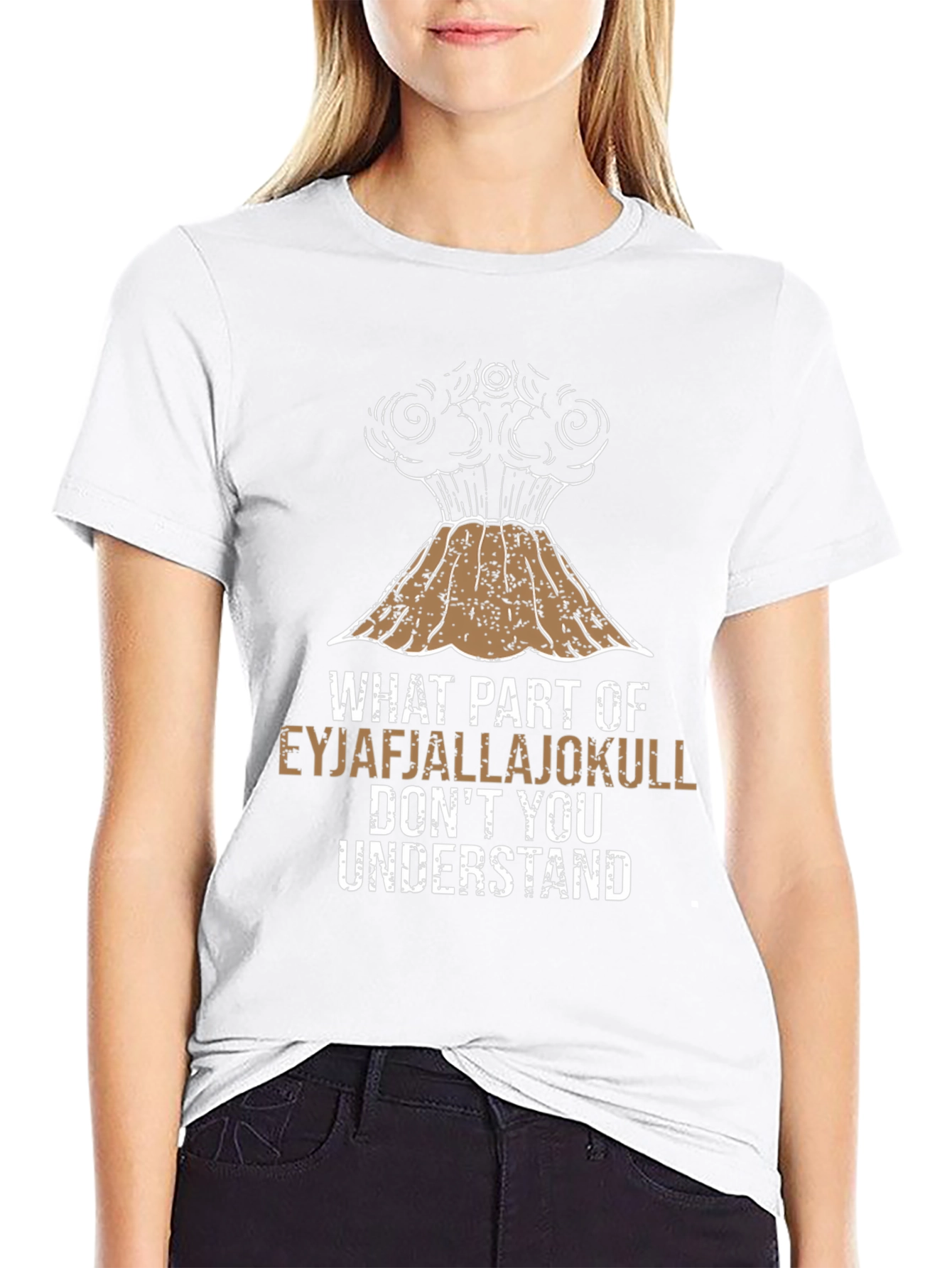 Eyjafjallajokull Volcano Humor Graphic Tee
