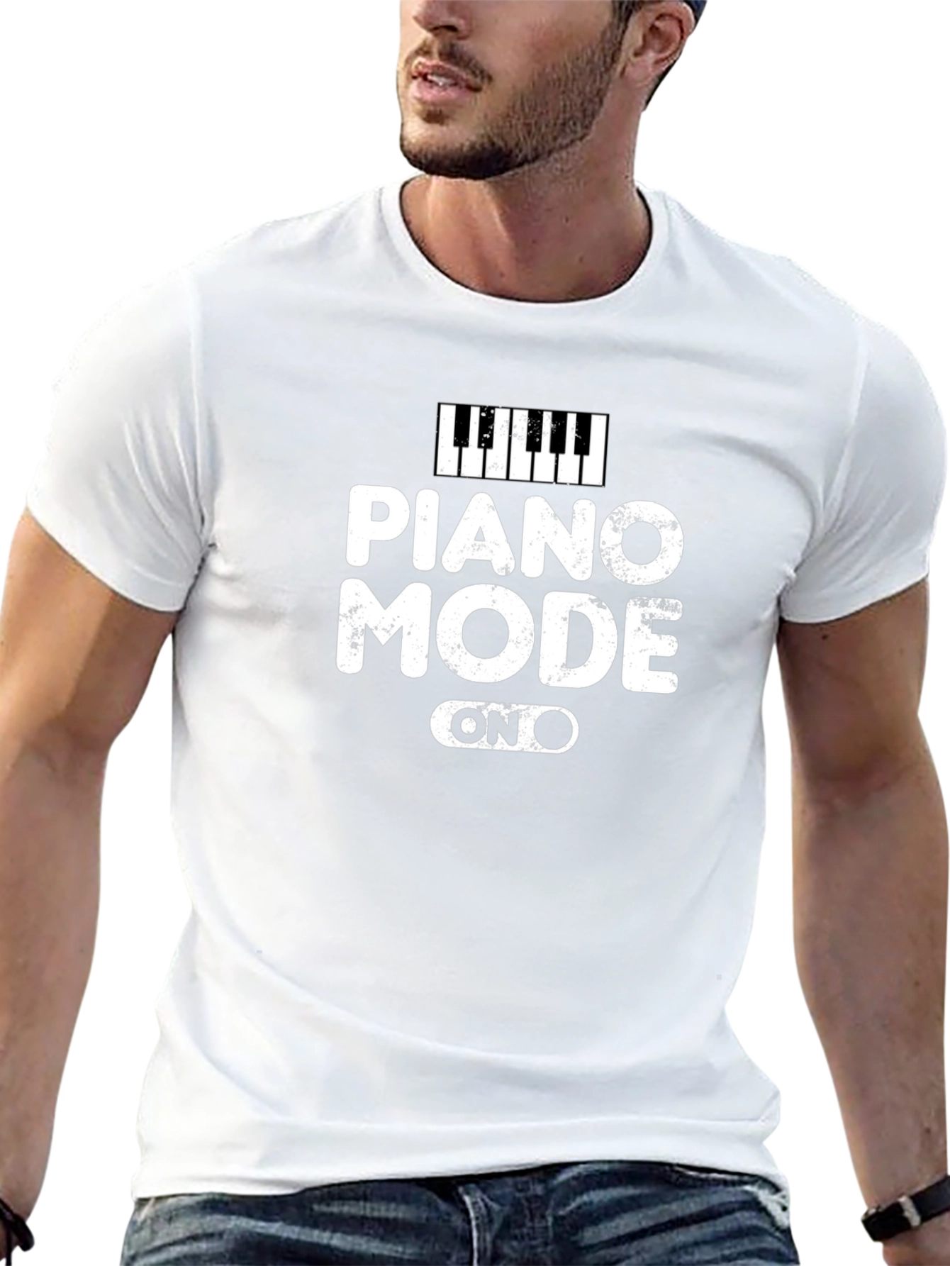 Piano Mode ON Graphic Tee
