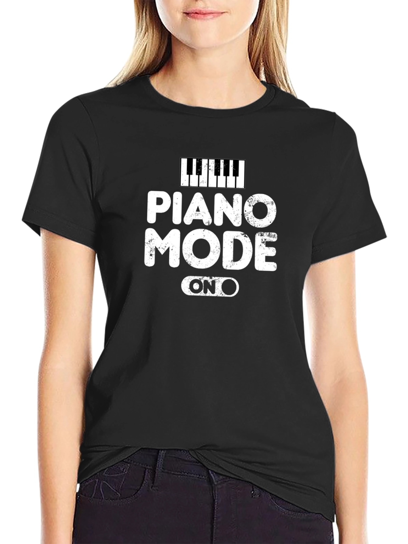 Piano Mode ON Graphic Tee