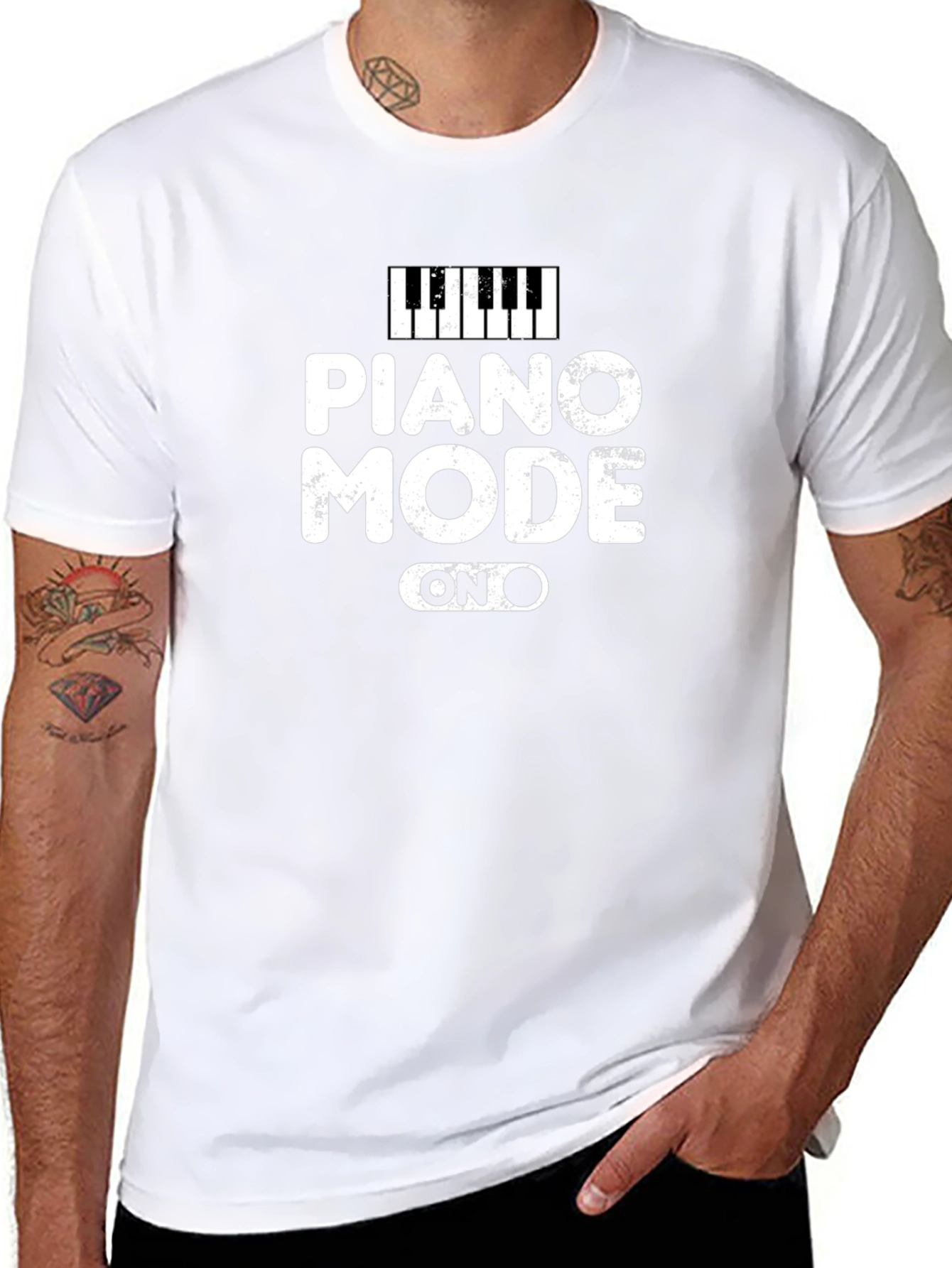 Piano Mode ON Graphic Tee