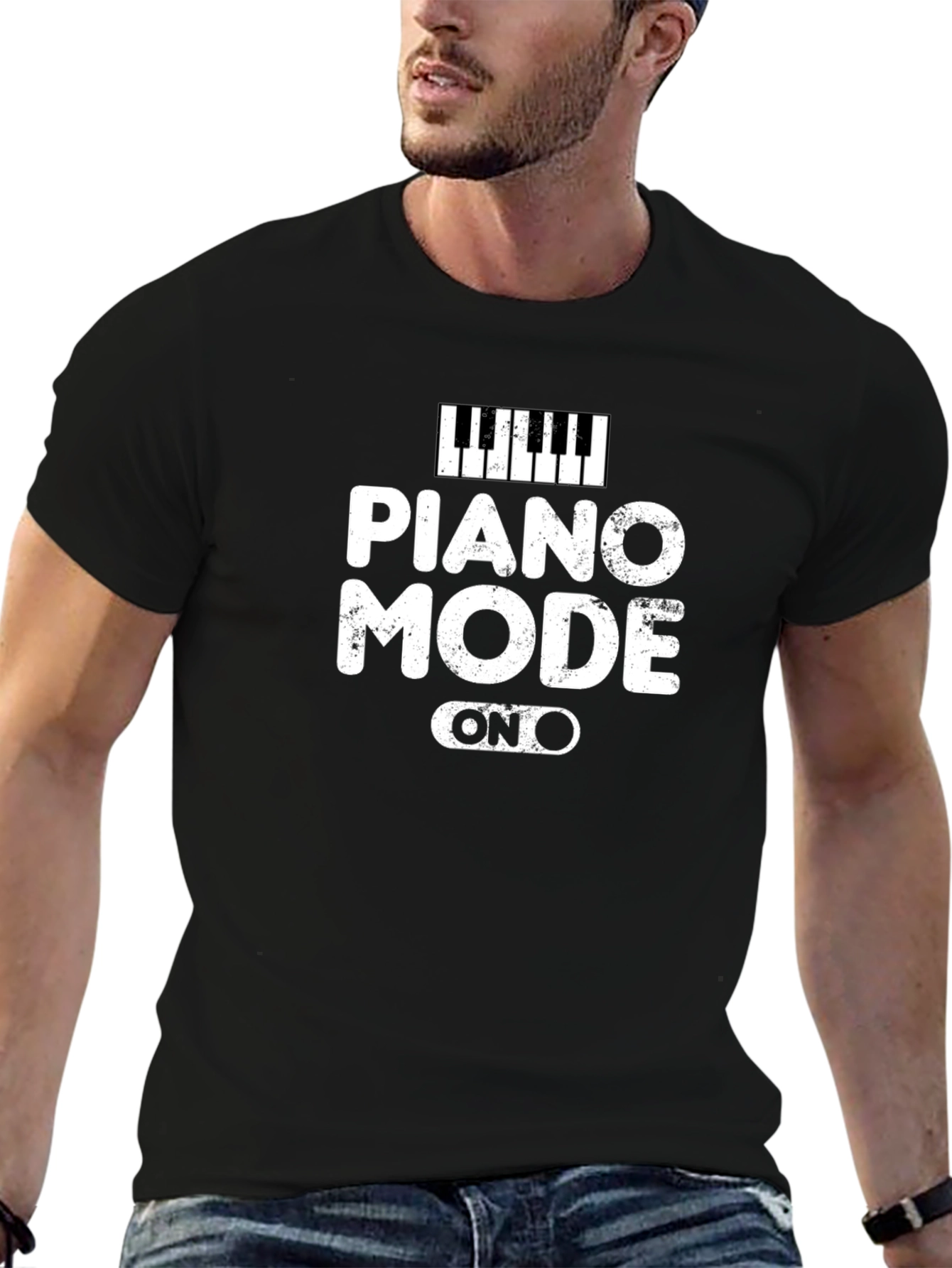Piano Mode ON Graphic Tee
