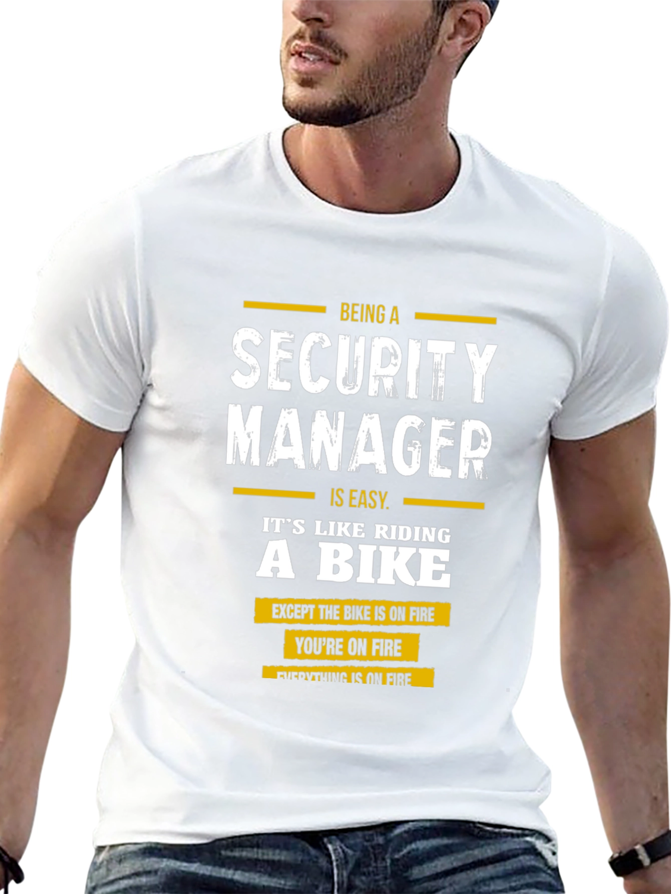 Security Manager On Fire T-Shirt