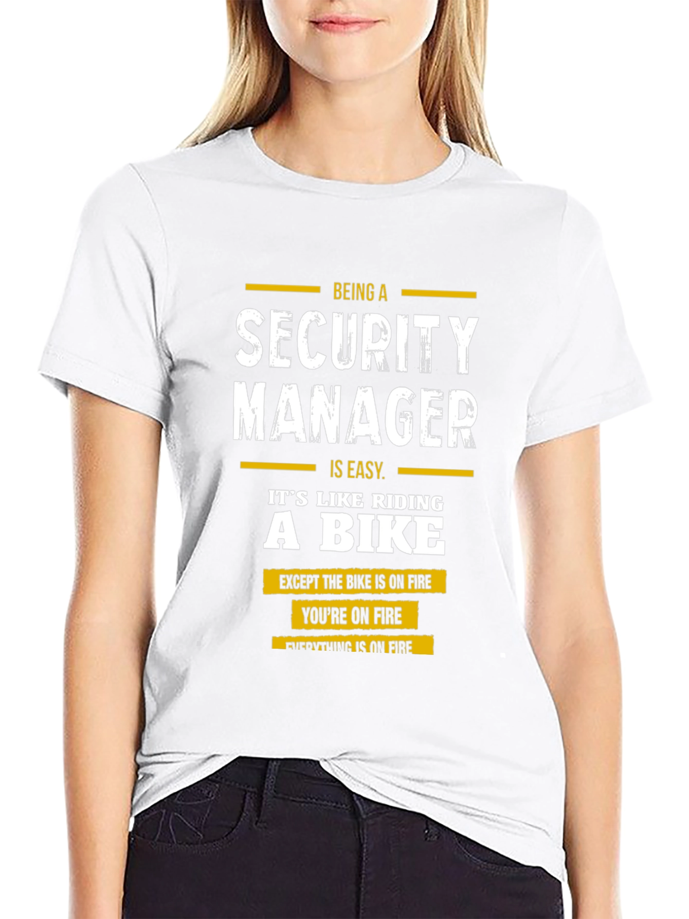 Security Manager On Fire T-Shirt