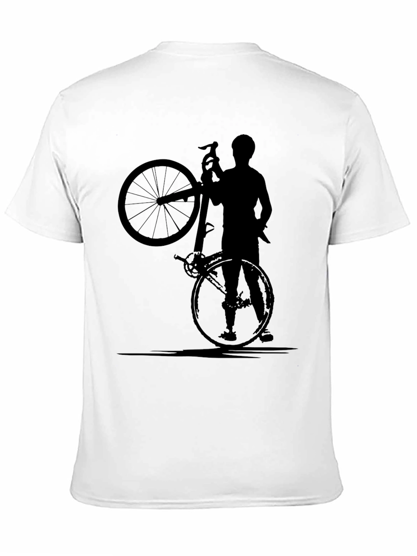 Cyclist Graphic Tee - Black