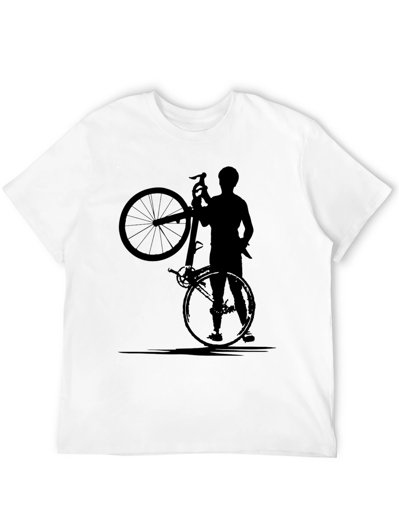 Cyclist Graphic Tee - Black