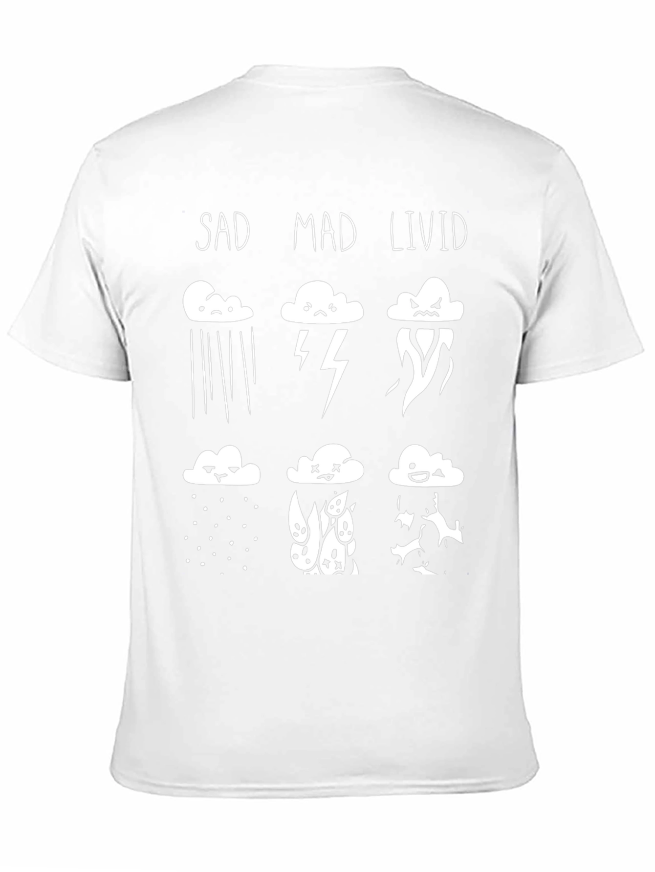 Mood Cloud T-Shirt - SAD MAD LIVID Graphic Tee