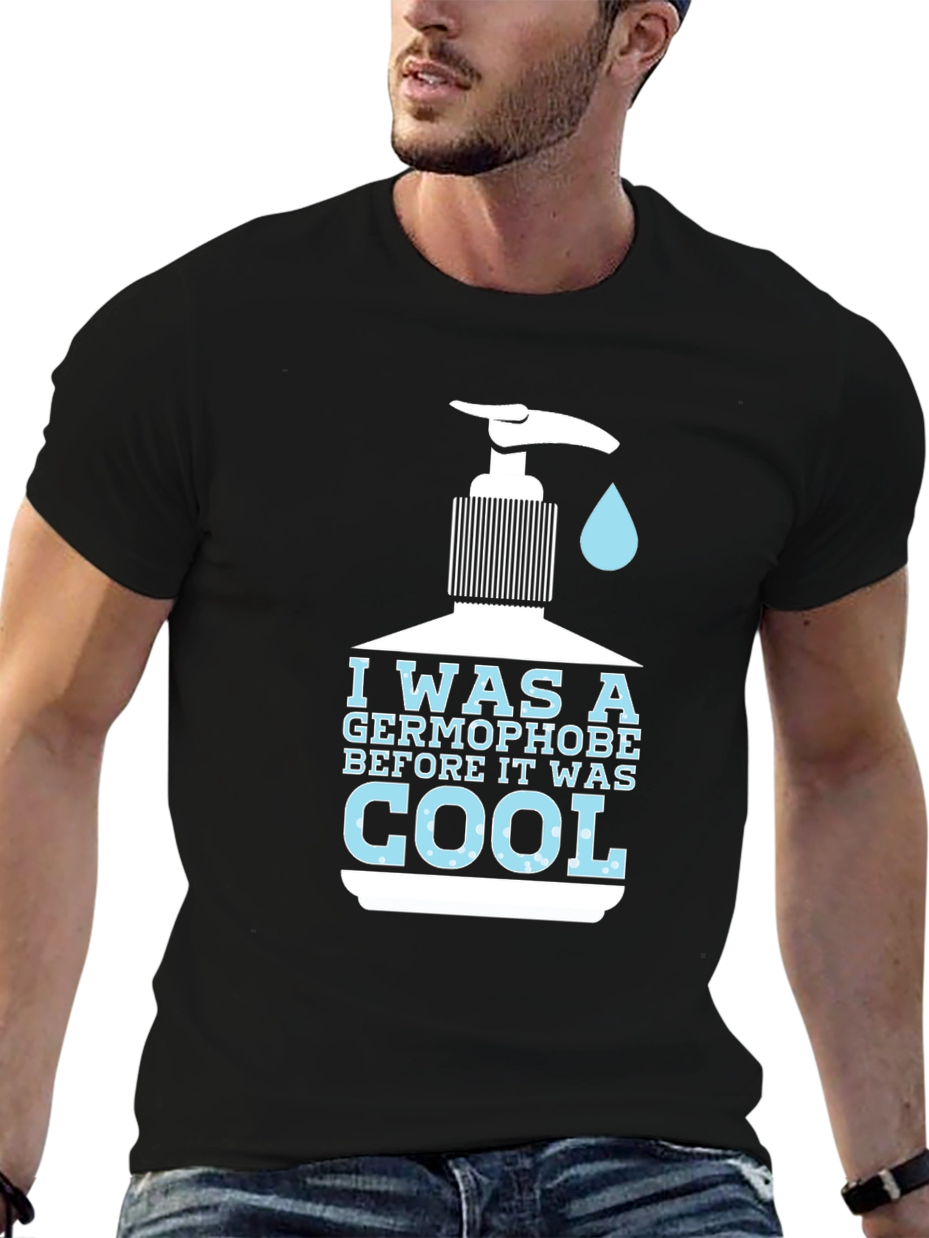 Germophobe Before It Was Cool Graphic T-Shirt