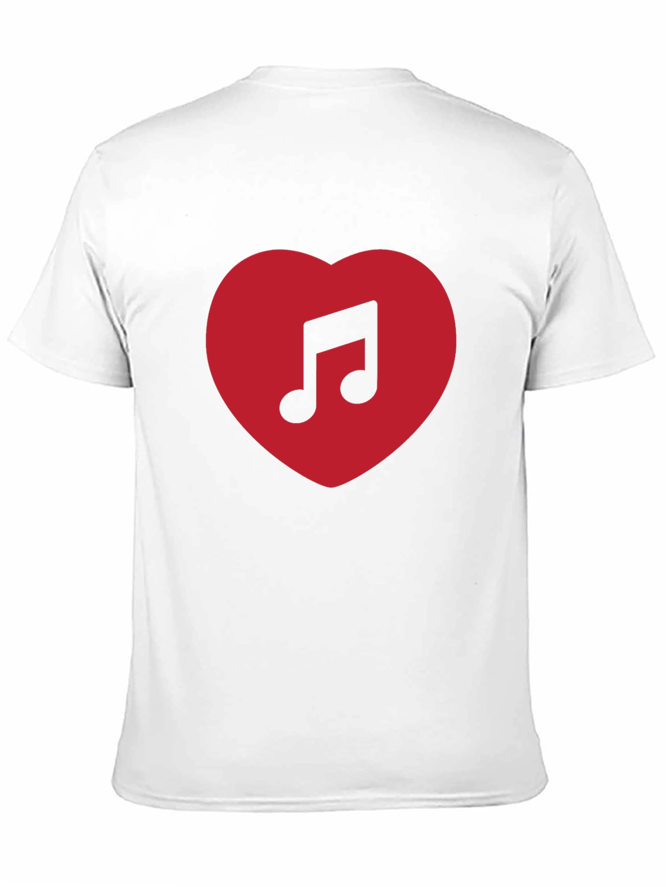 Music Lovers Heart T-Shirt - Black