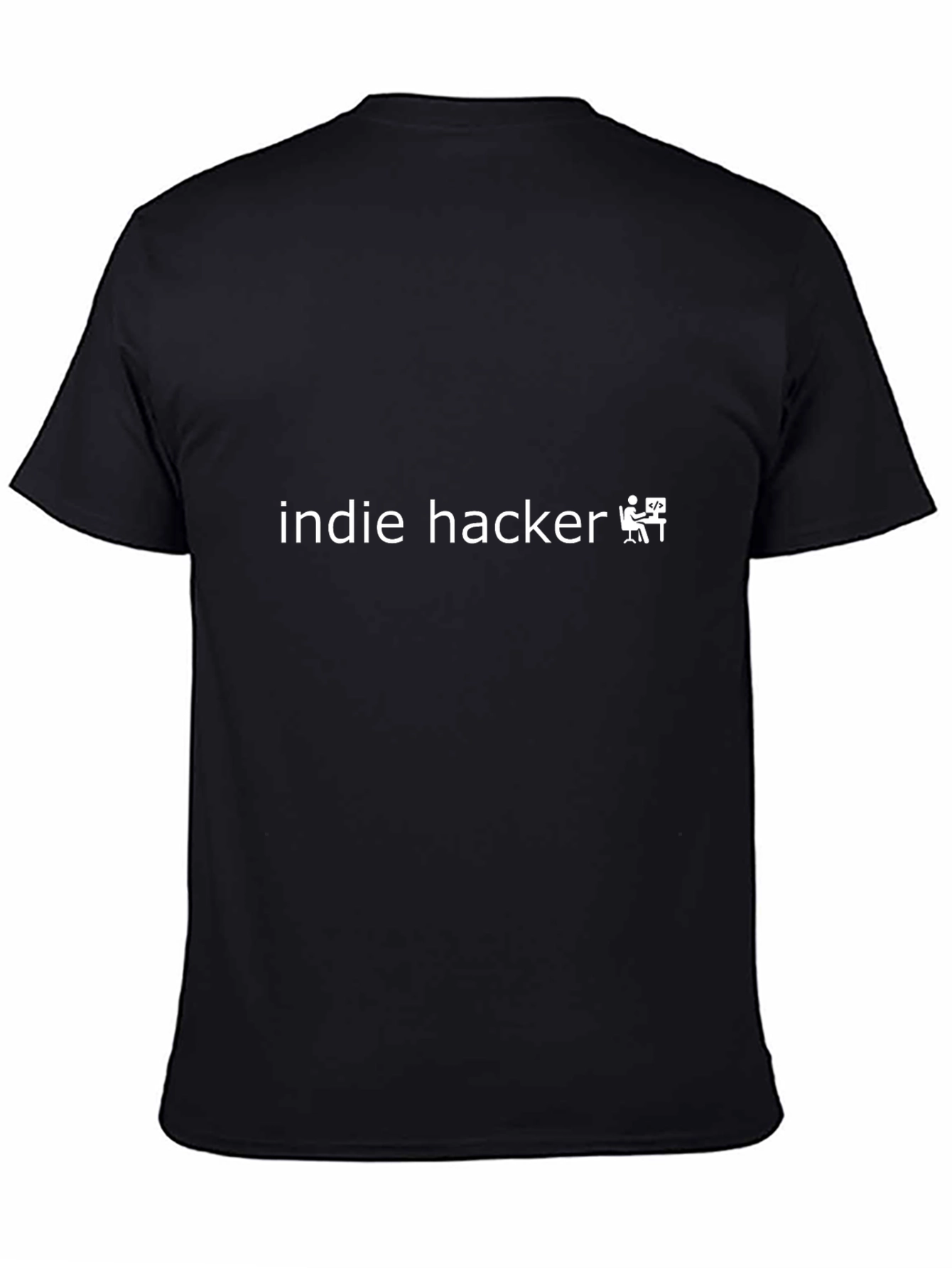 Indie Hacker Black T-Shirt - Stylish Developer Apparel