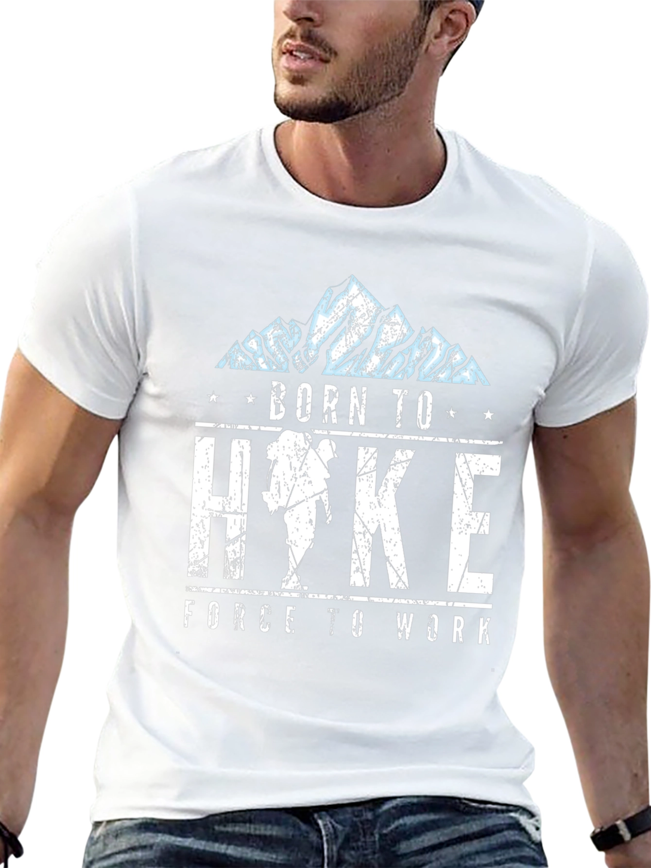 Born To Hike T-Shirt - Mountain Graphic Tee