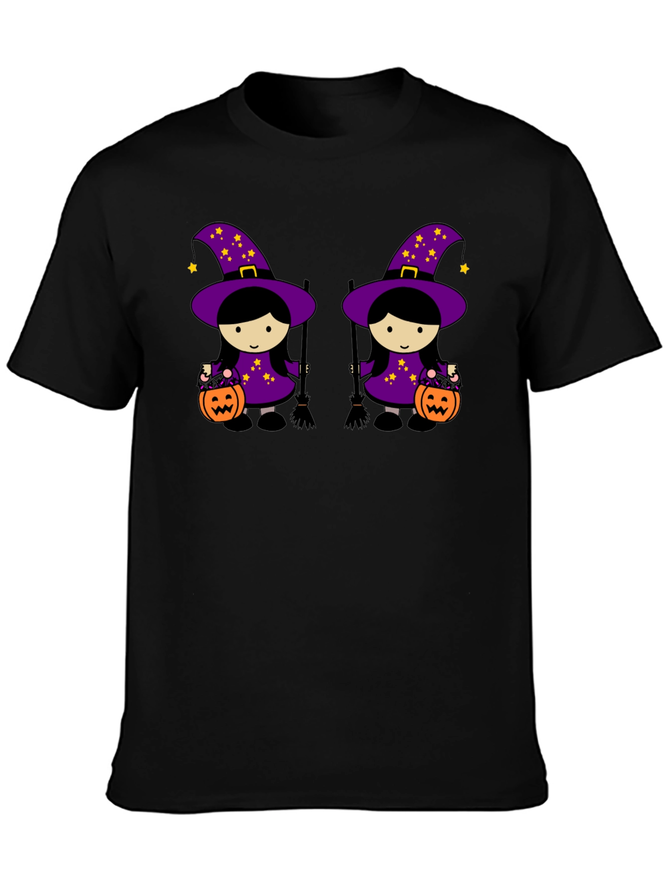Halloween Witches Black T-Shirt