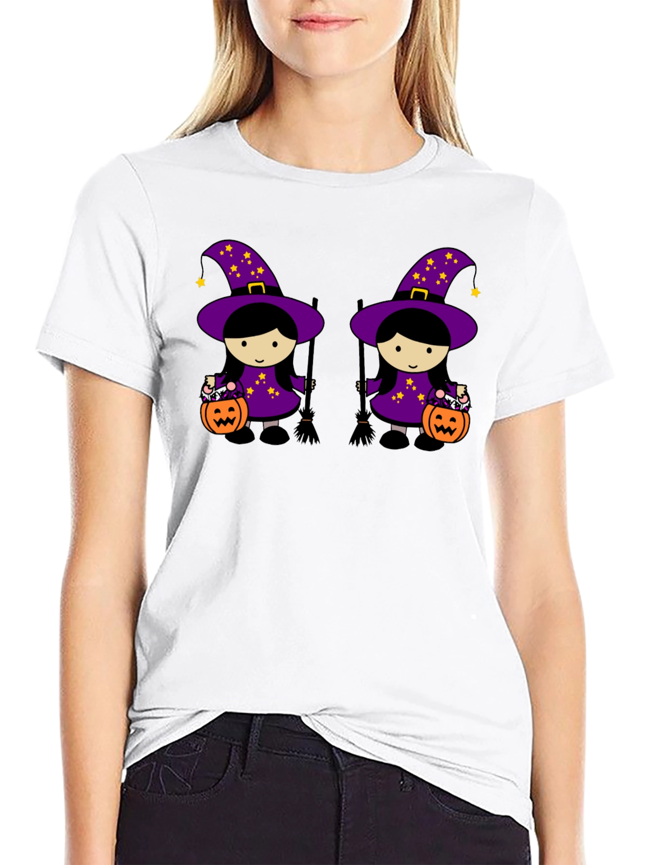 Halloween Witches Black T-Shirt
