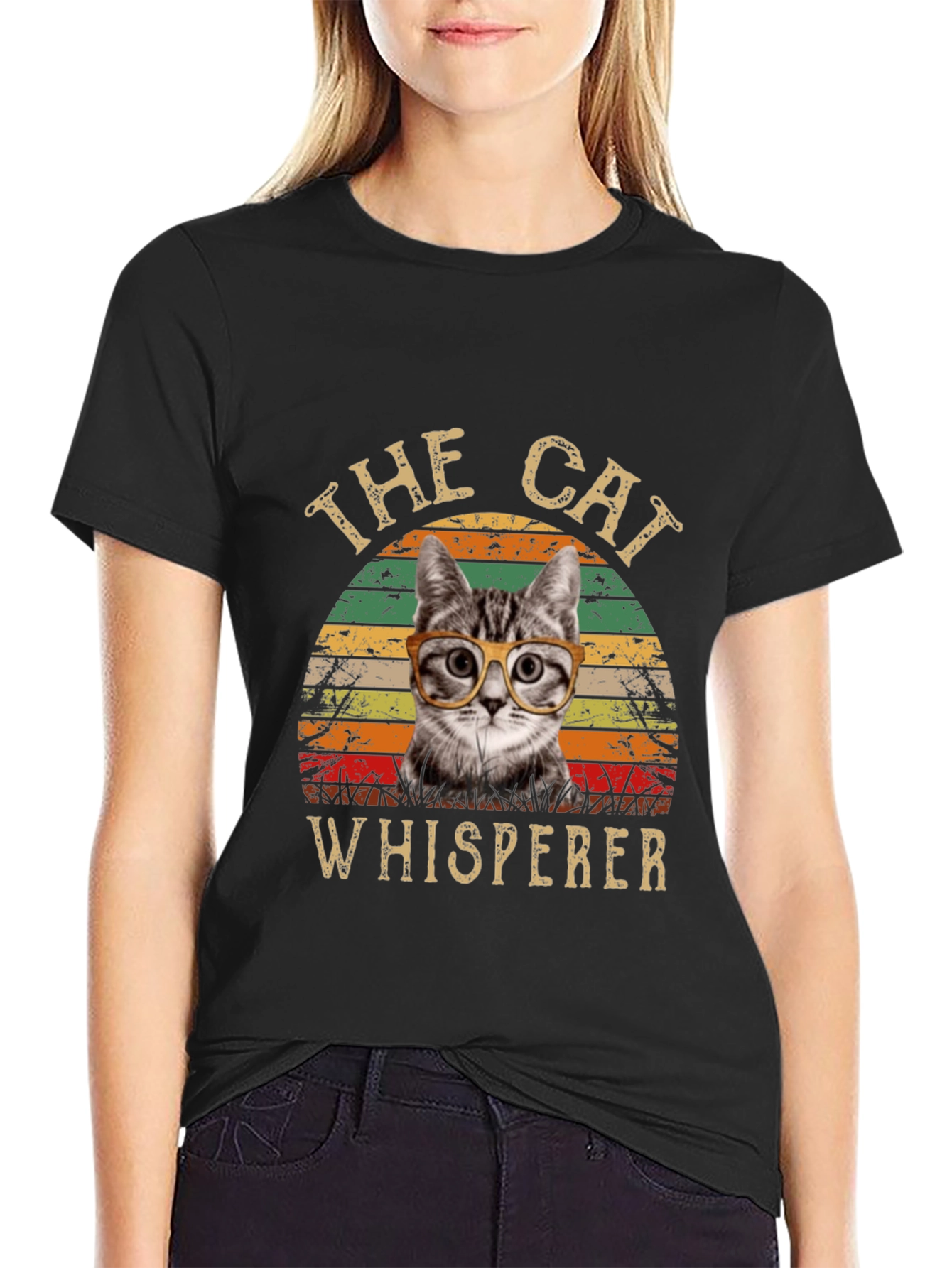 The Cat Whisperer T-Shirt -  Cool Cat Design