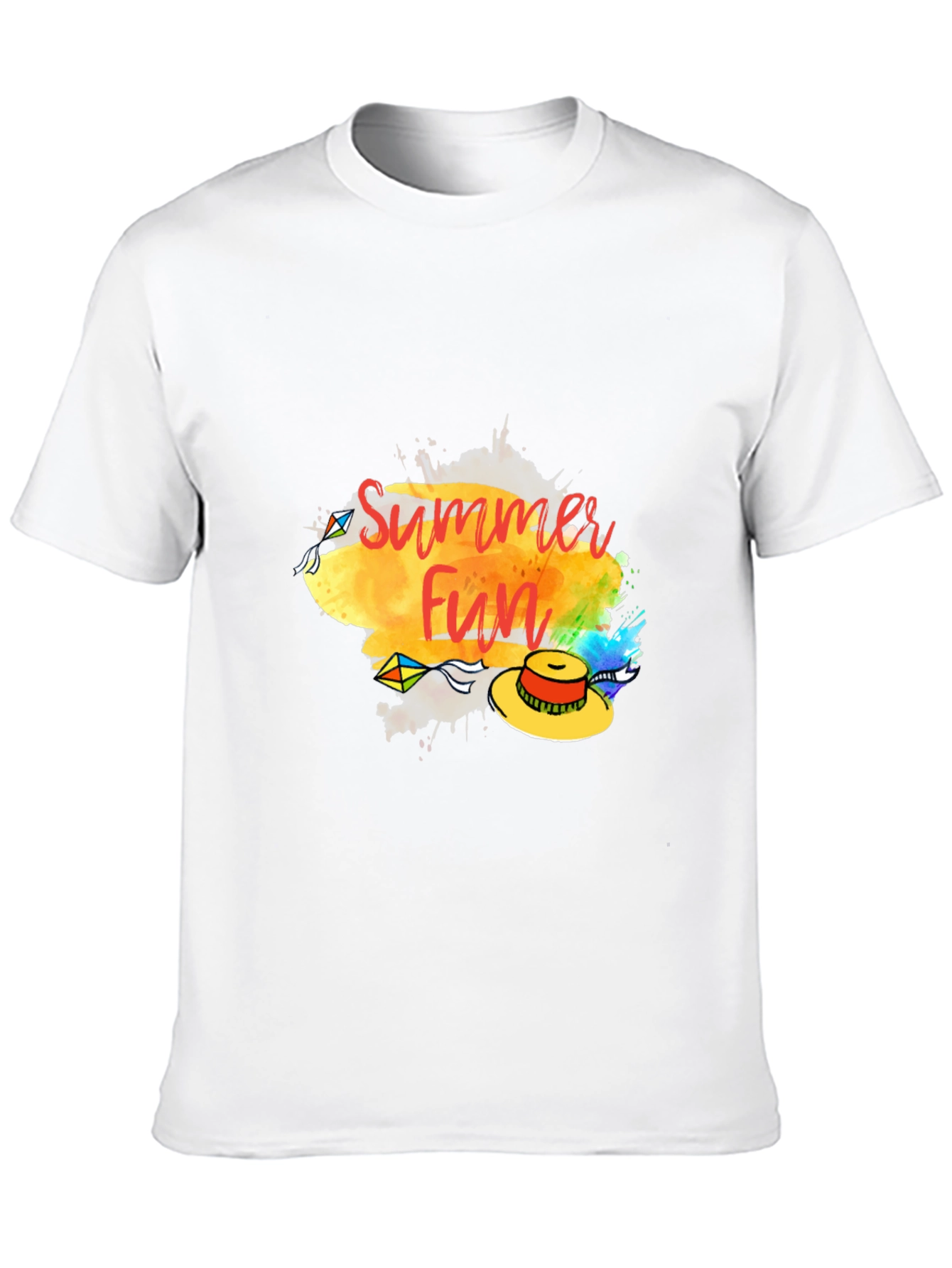 Summer Fun Graphic Tee - Casual Black T-Shirt