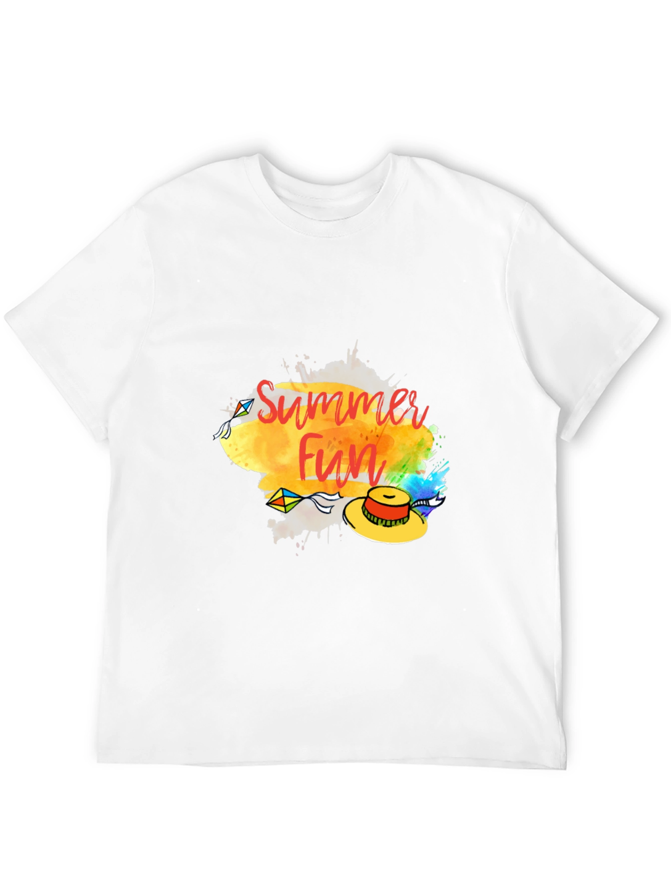 Summer Fun Graphic Tee - Casual Black T-Shirt