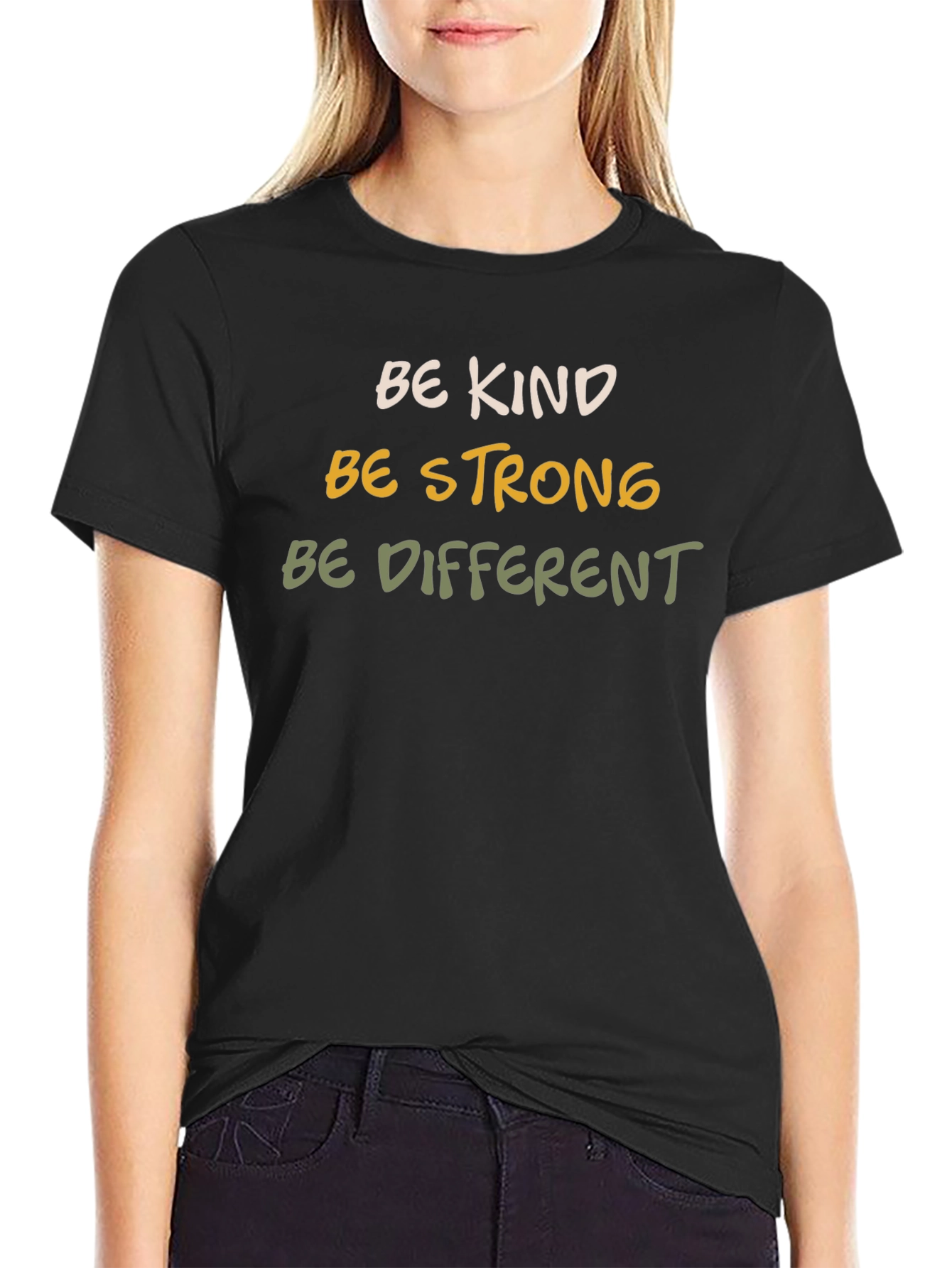 Be Kind Strong Different Graphic Tee