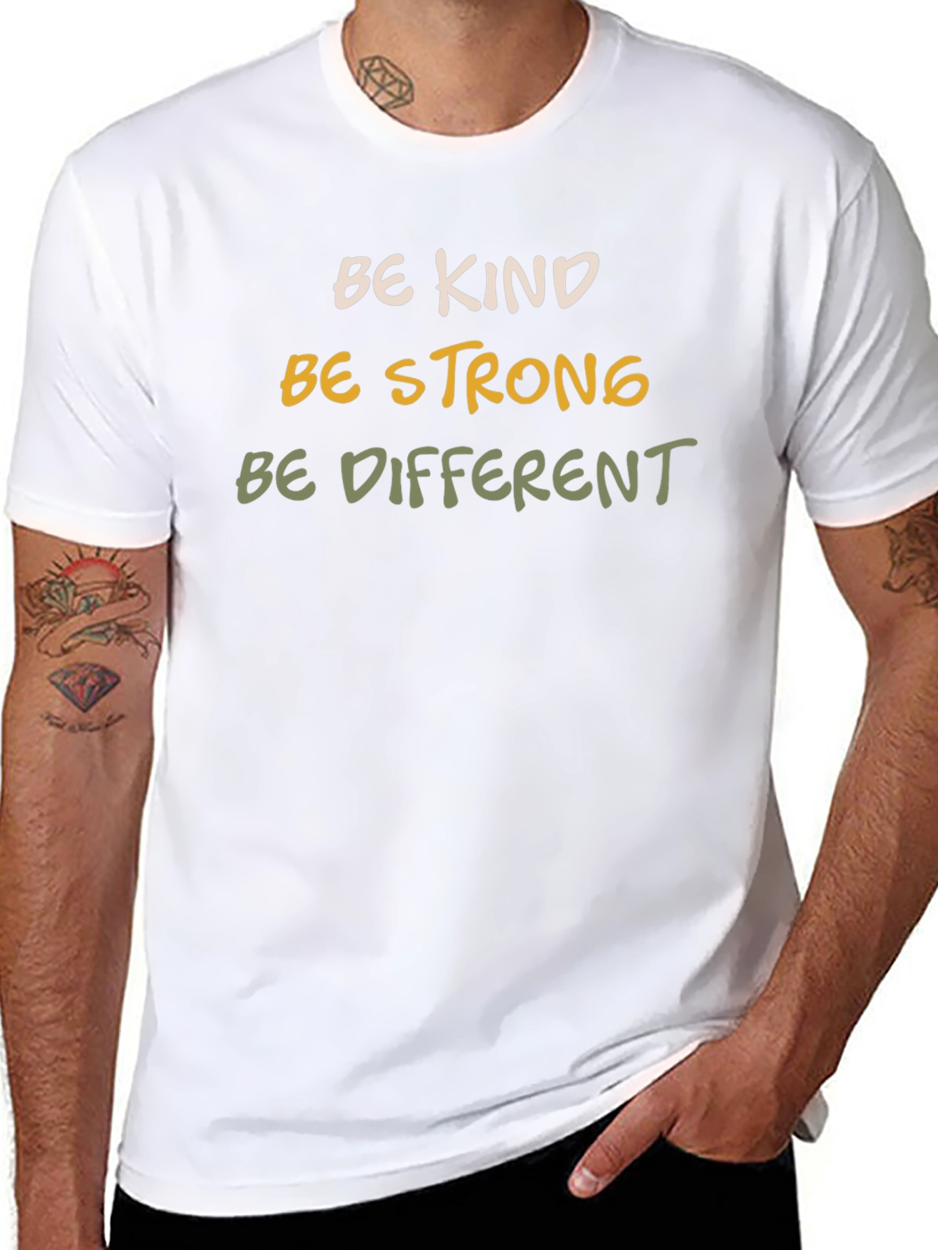 Be Kind Strong Different Graphic Tee