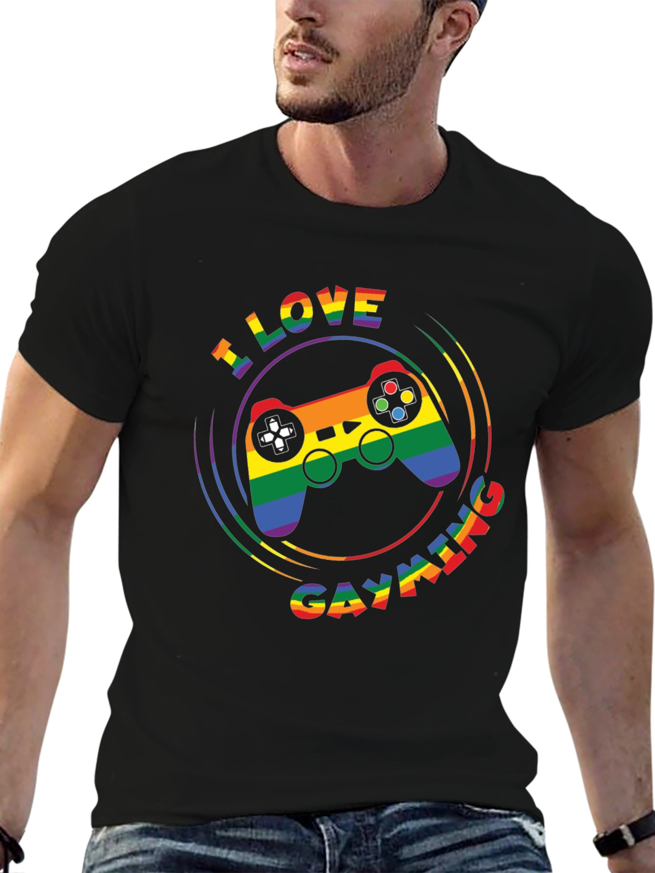 I Love Gayming LGBTQ Pride T-Shirt