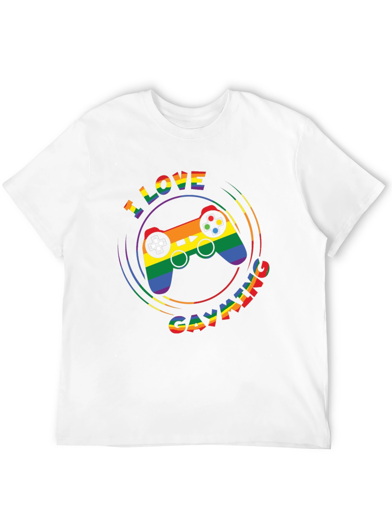 I Love Gayming LGBTQ Pride T-Shirt
