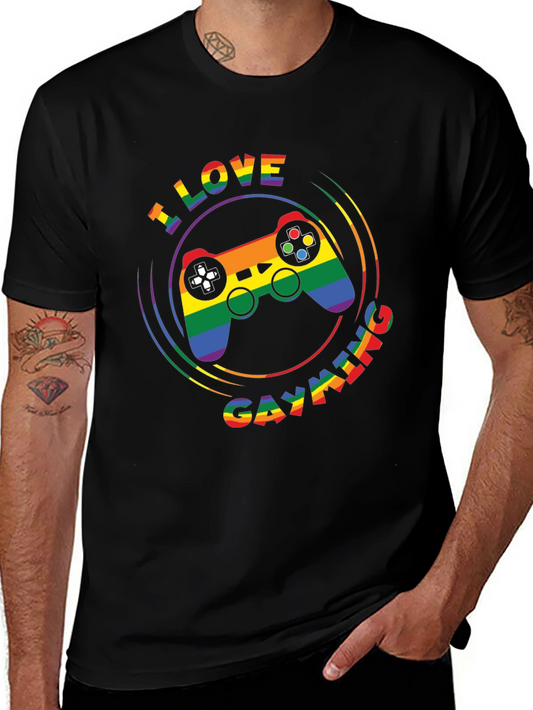 I Love Gayming LGBTQ Pride T-Shirt