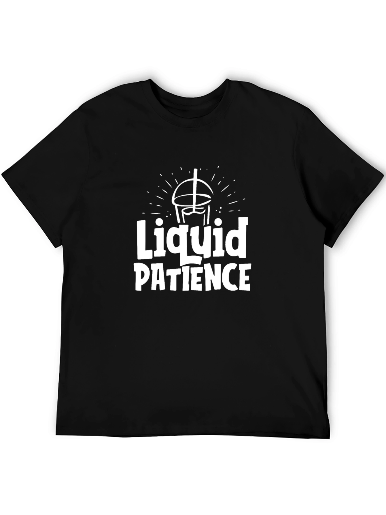 Liquid Patience Black Graphic Tee