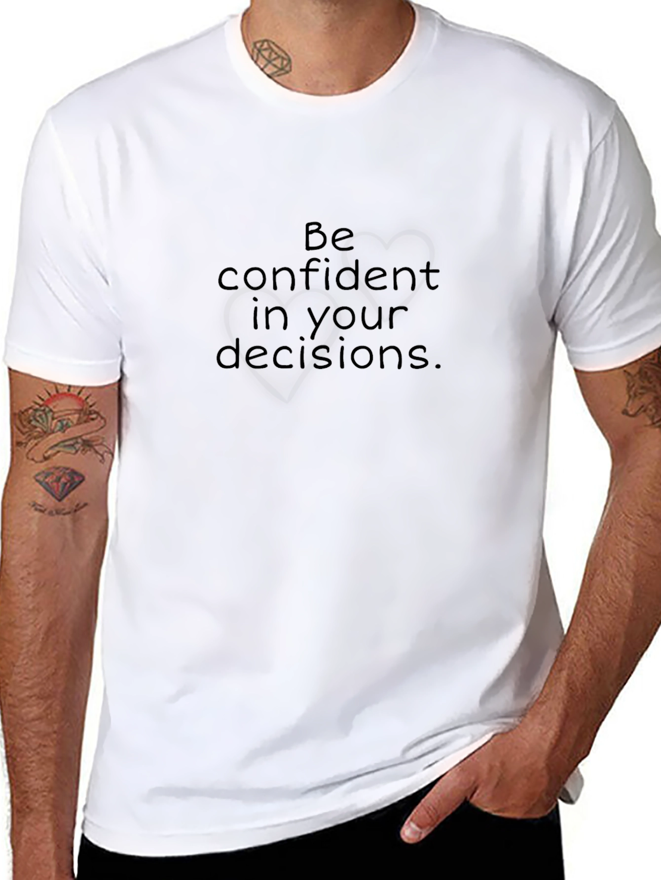Confident Decisions Black T-Shirt