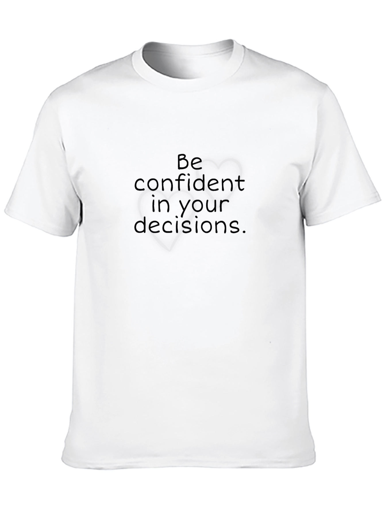 Confident Decisions Black T-Shirt