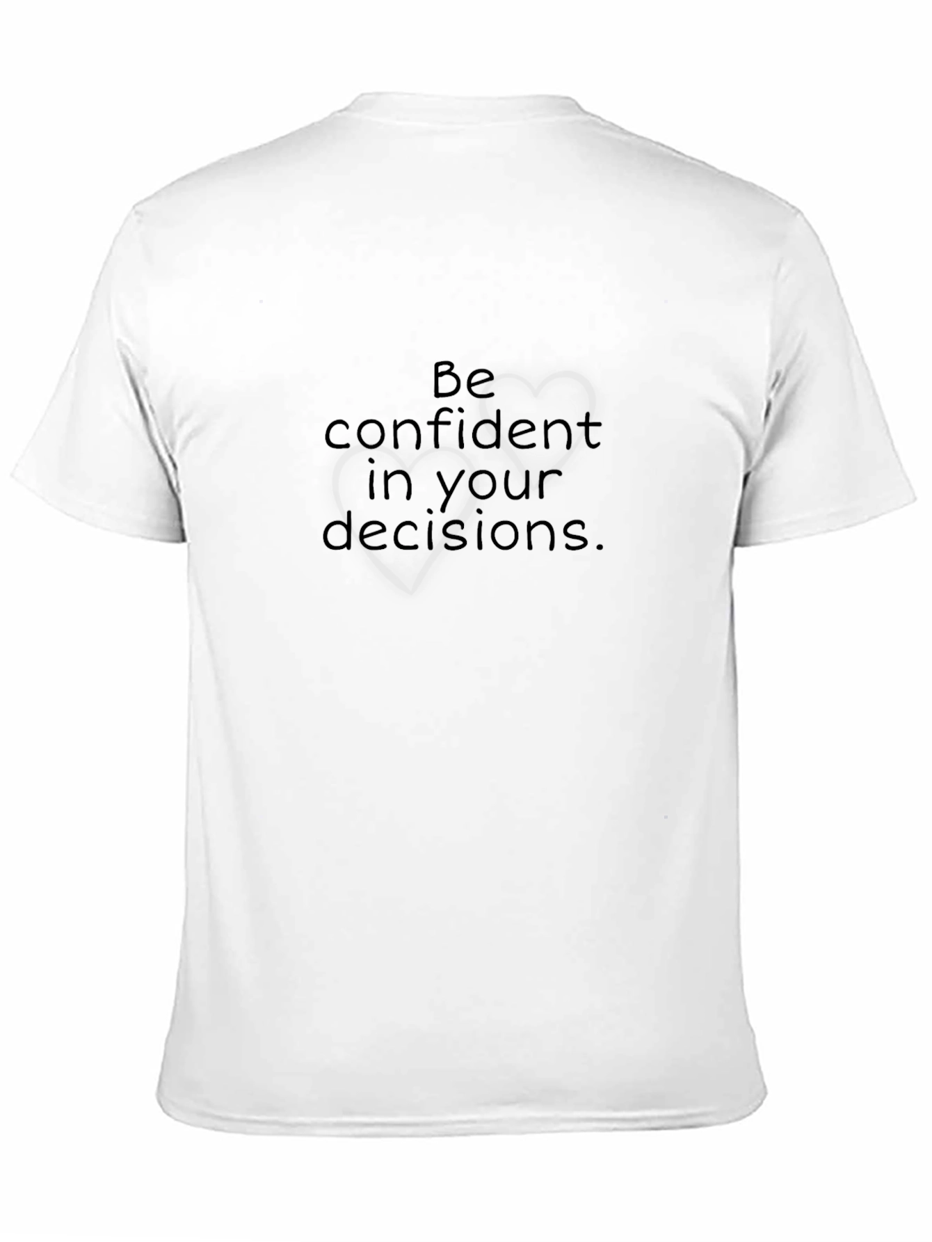 Confident Decisions Black T-Shirt