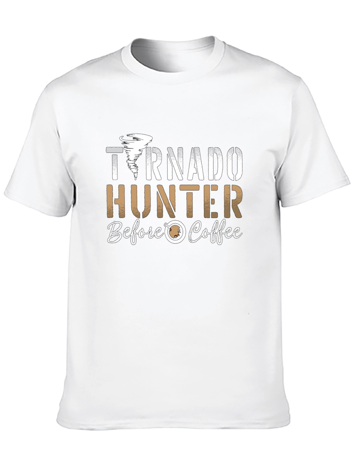 Tornado Hunter Before Coffee Graphic T-Shirt