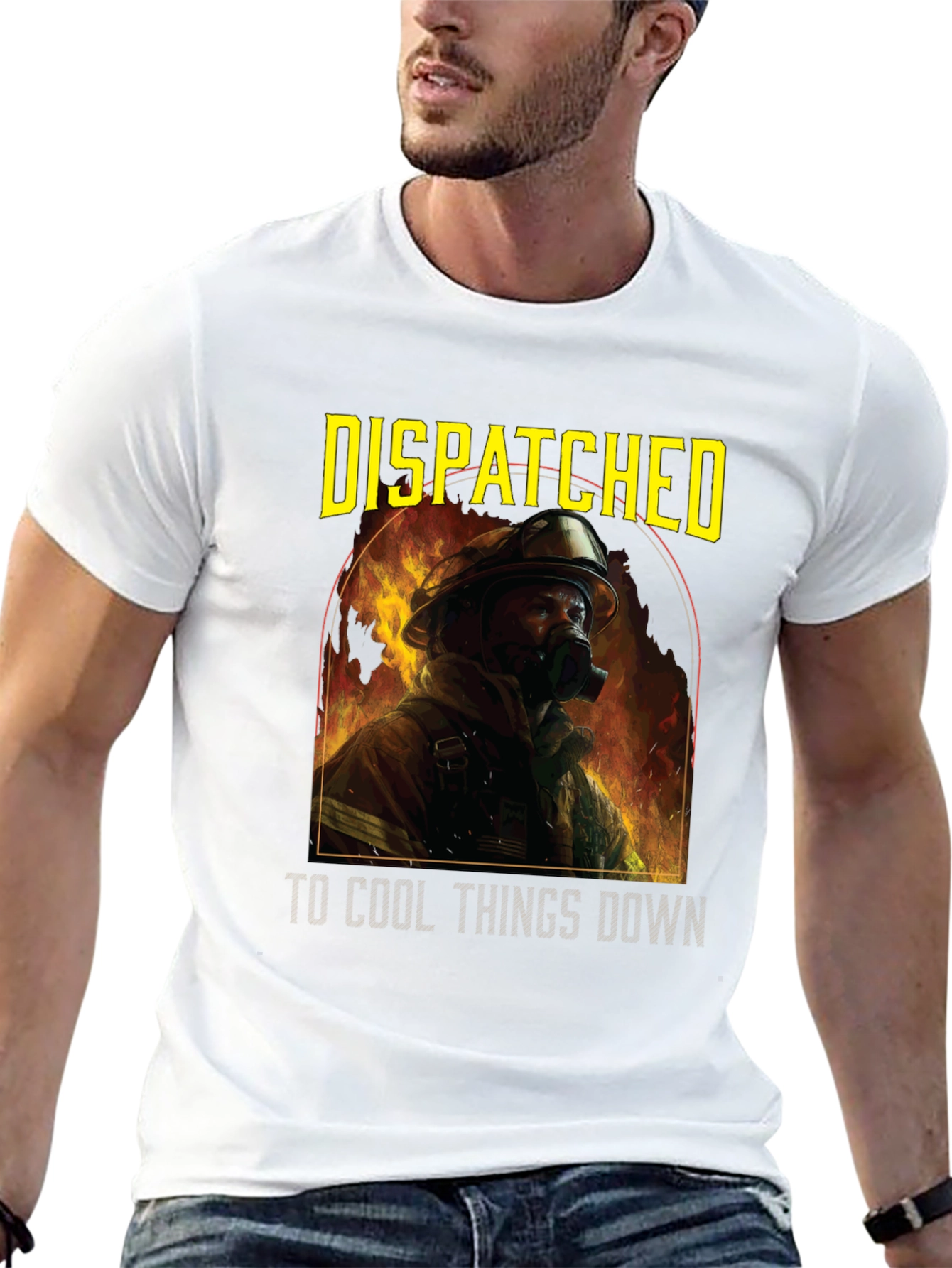 Firefighter T-Shirt - Dispatched to Cool Things Down