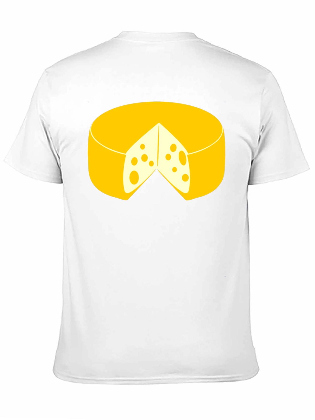 Funny Cheese Graphic Black T-Shirt