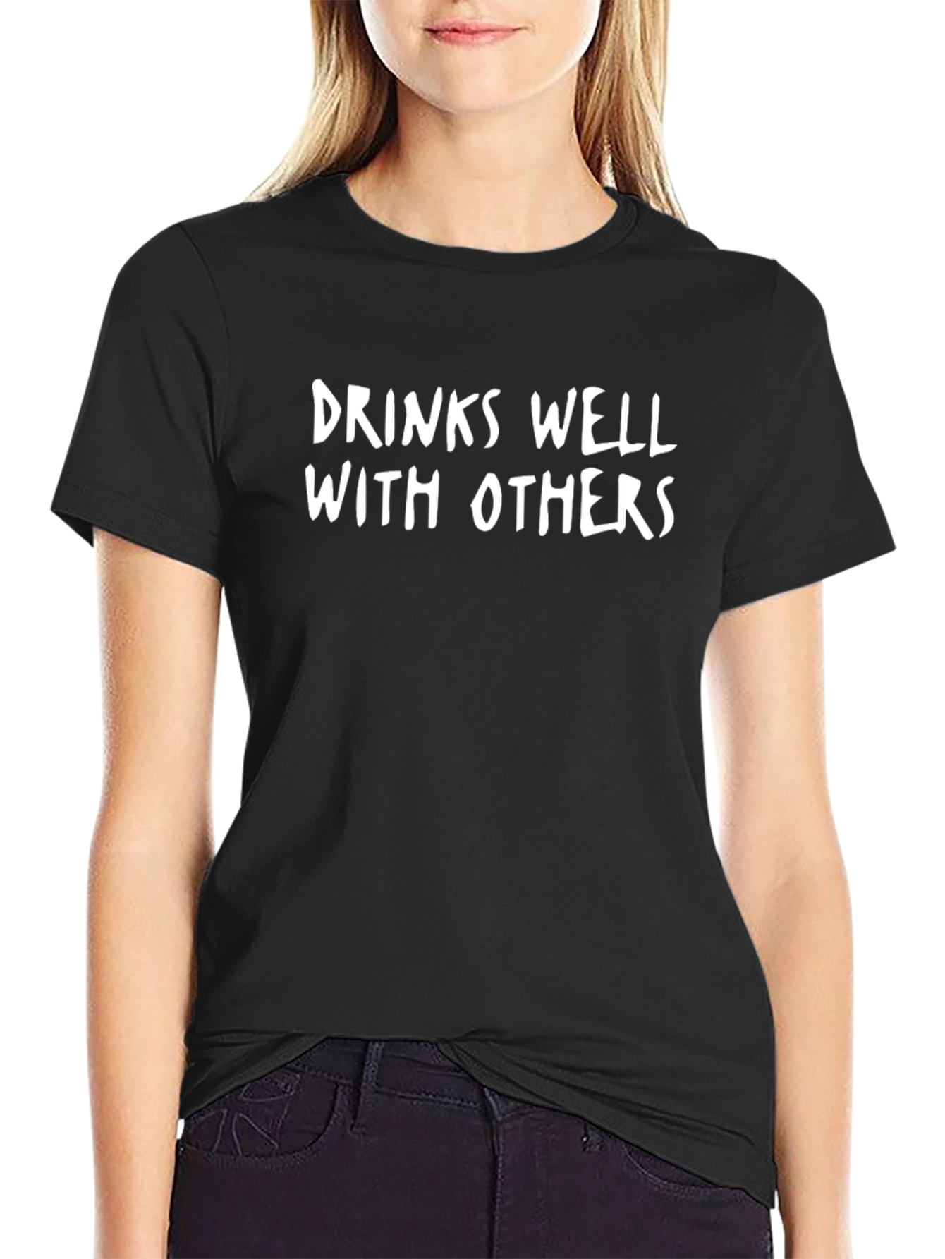 Drinks Well With Others Graphic Tee