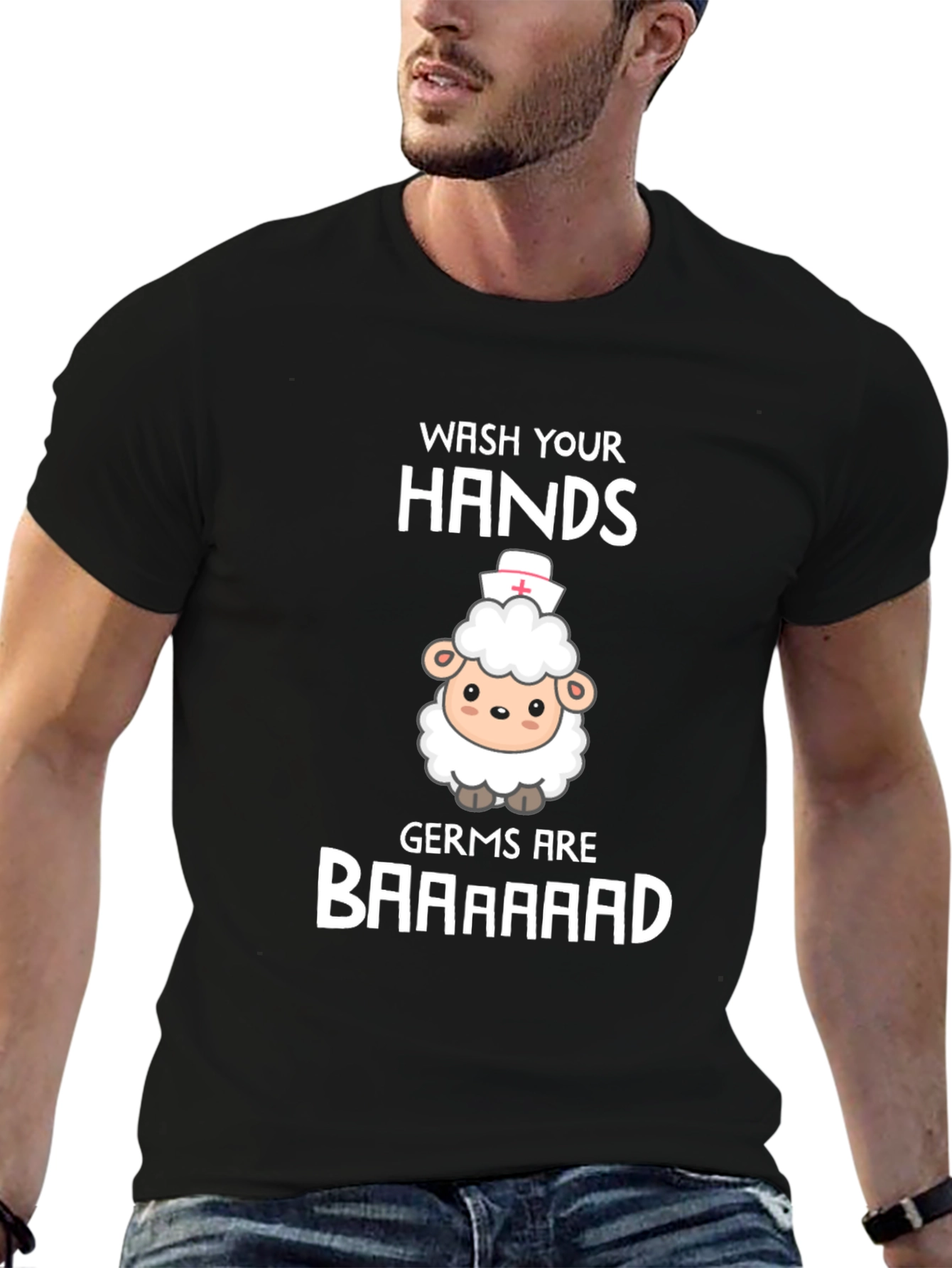Wash Your Hands Sheep Nurse T-Shirt
