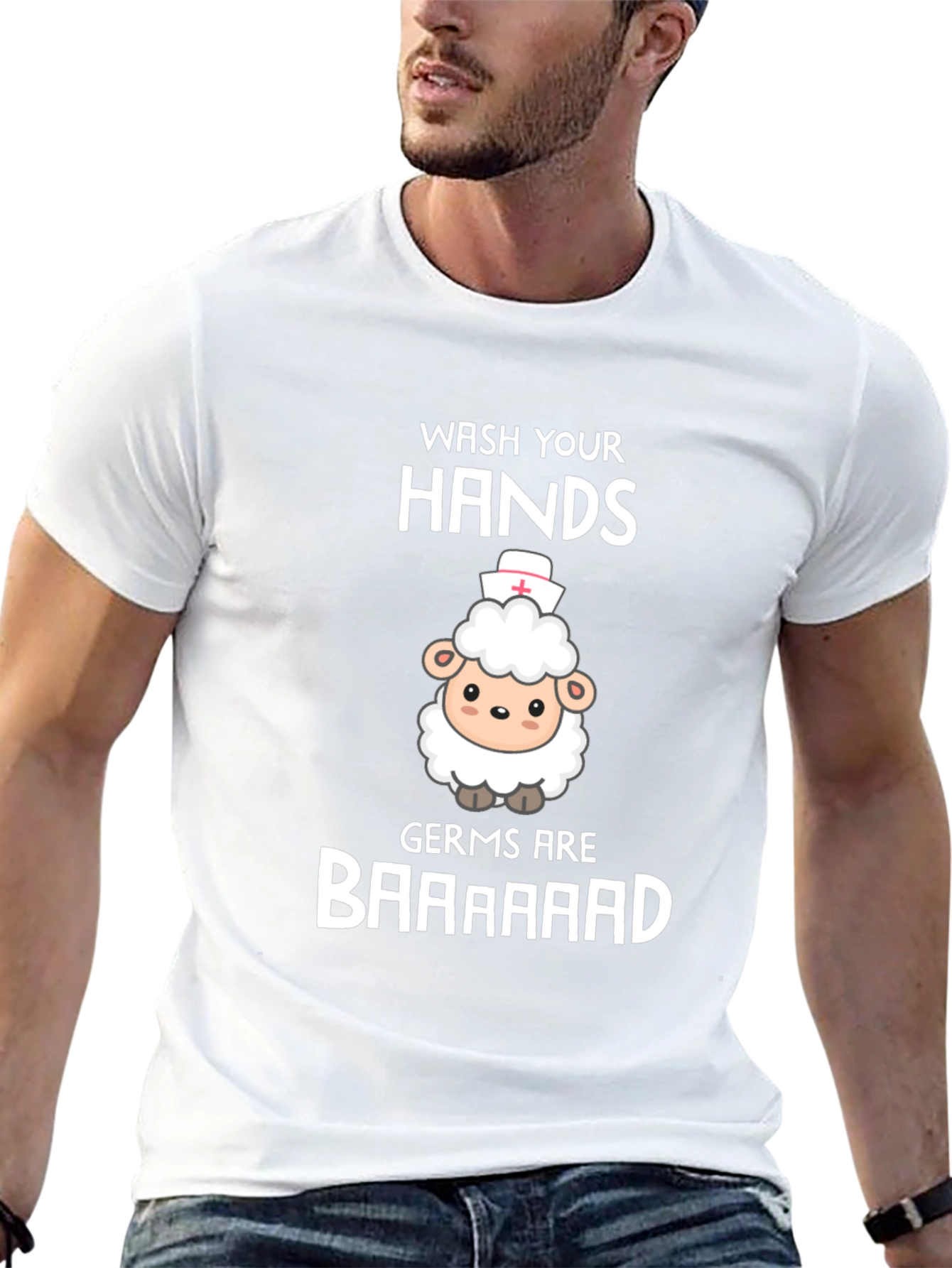 Wash Your Hands Sheep Nurse T-Shirt