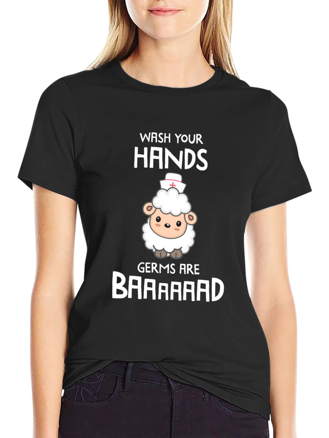 Wash Your Hands Sheep Nurse T-Shirt