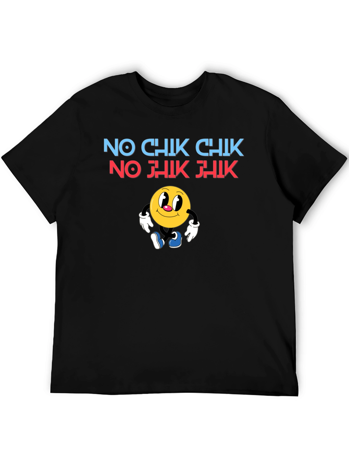 No Chik Chik T-Shirt - Classic Cartoon Style