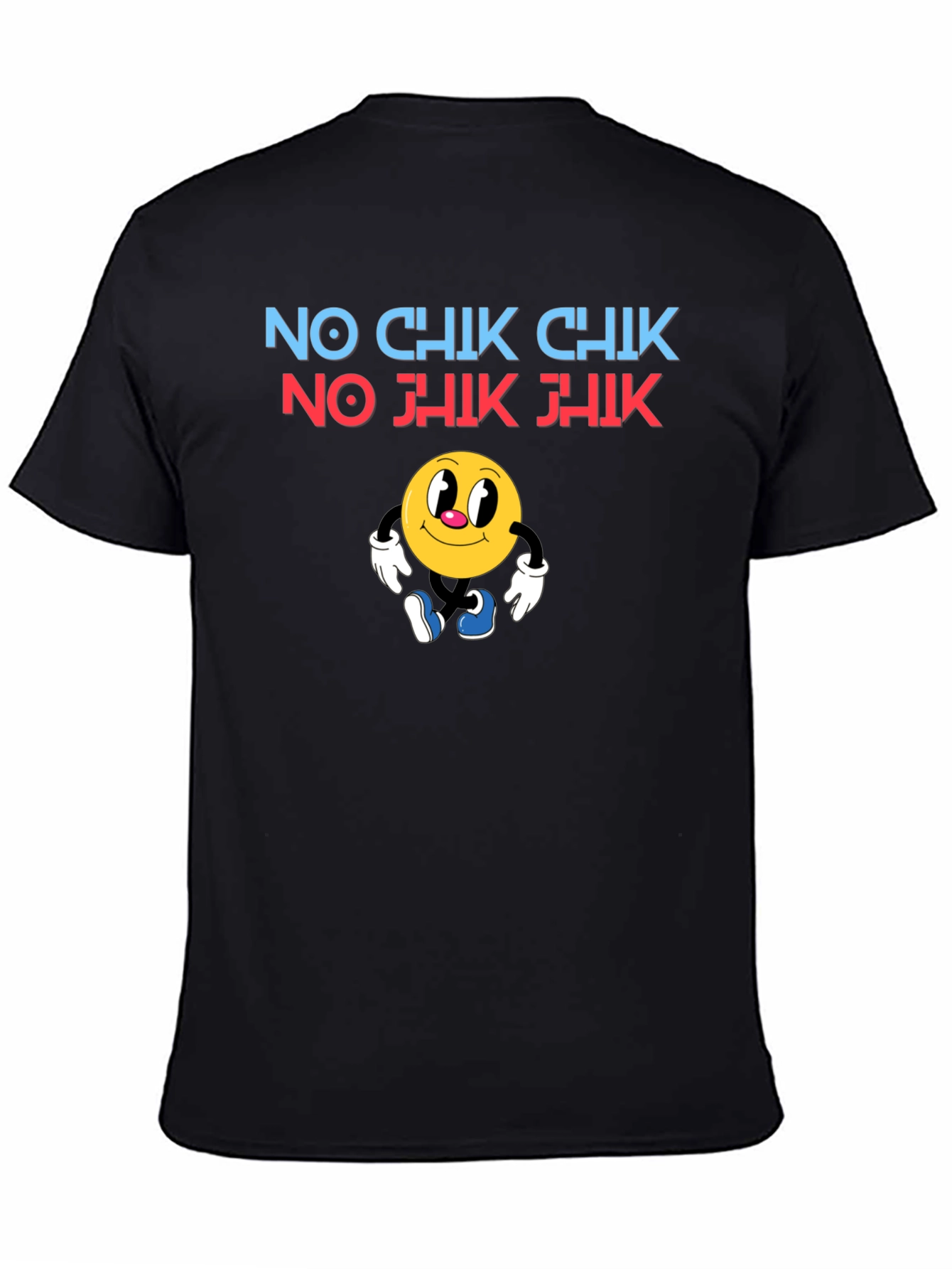 No Chik Chik T-Shirt - Classic Cartoon Style